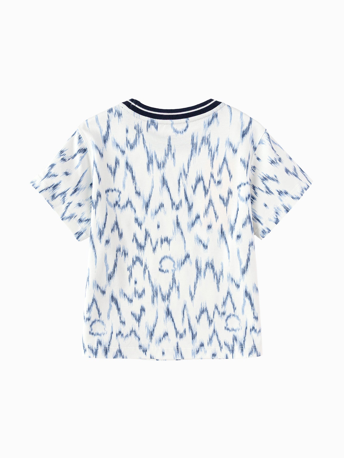 Balabala Boys Print T Shirt White,Blue
