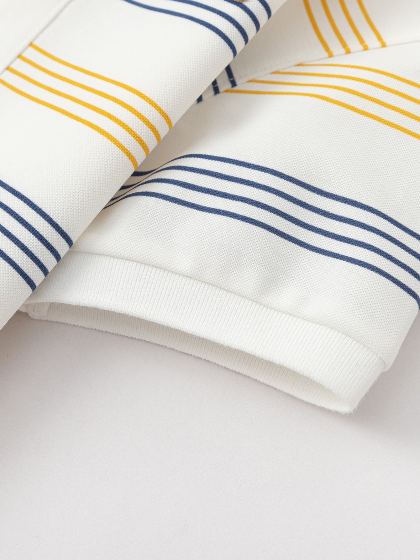 Balabala Boys Polo Shirt White Yellow,Raw White