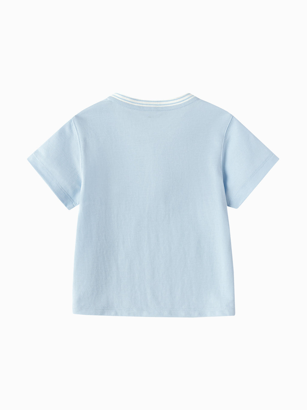 Balabala Girls Bow T Shirt White,Blue