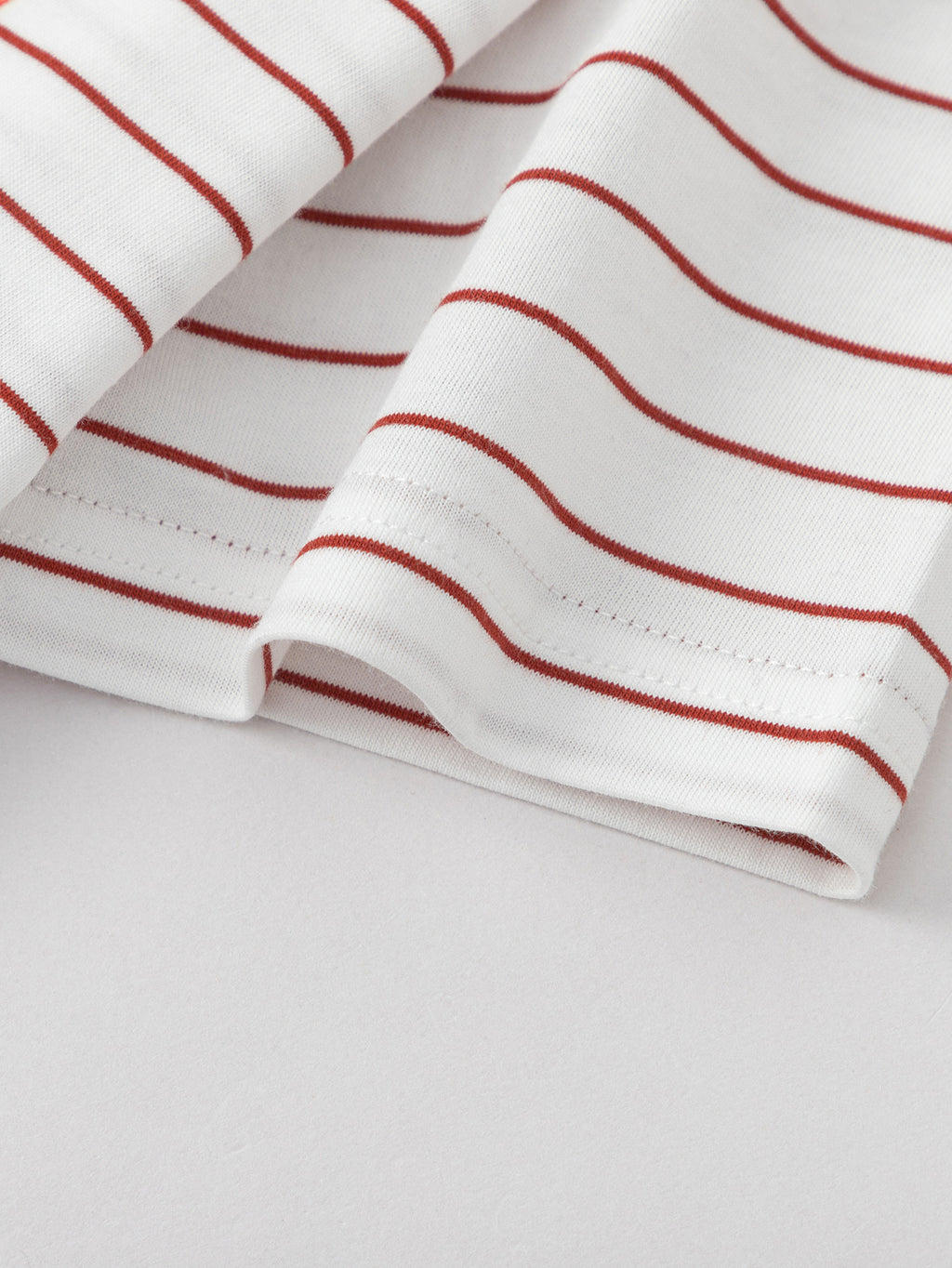 Balabala Girls Striped Graphic T Shirt Red Blue