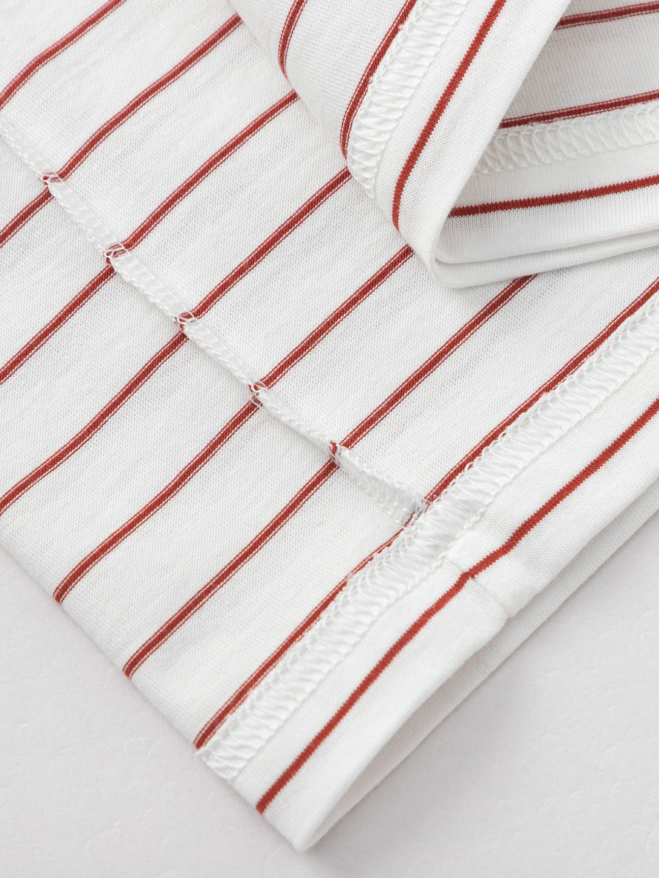 Balabala Girls Striped Graphic T Shirt Red Blue