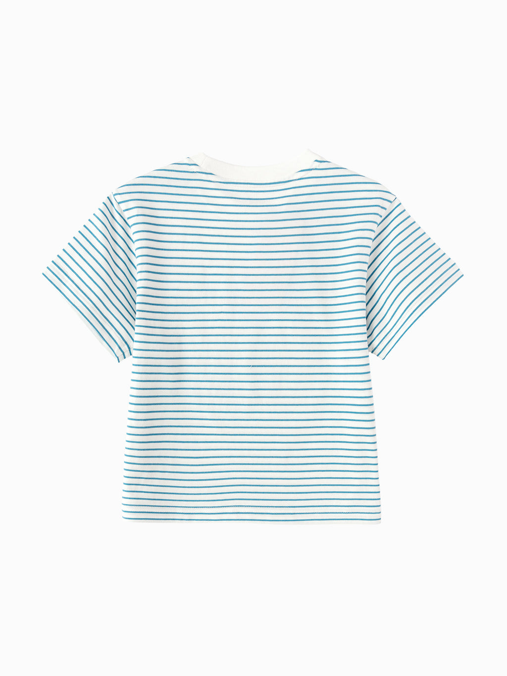 Balabala Girls Striped Graphic T Shirt Red Blue