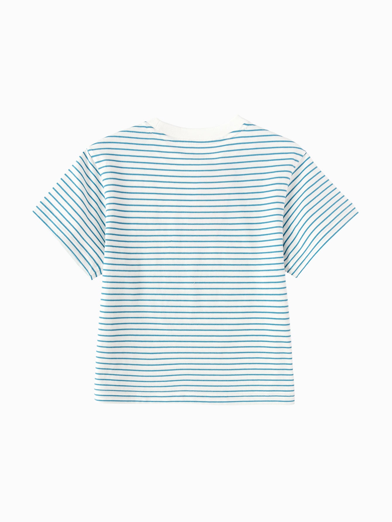 Balabala Girls Striped Graphic T Shirt Red Blue