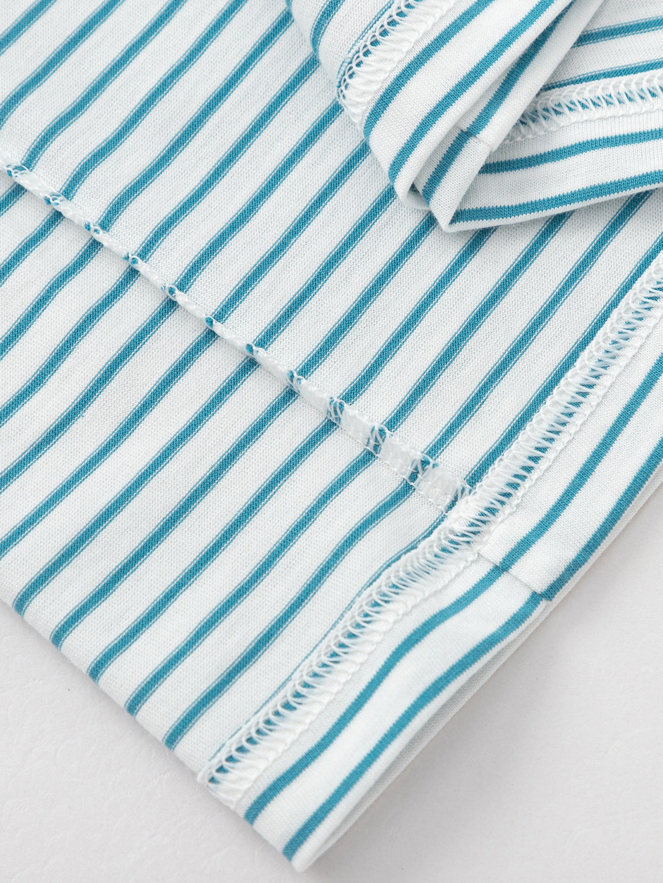 Balabala Girls Striped Graphic T Shirt Red Blue