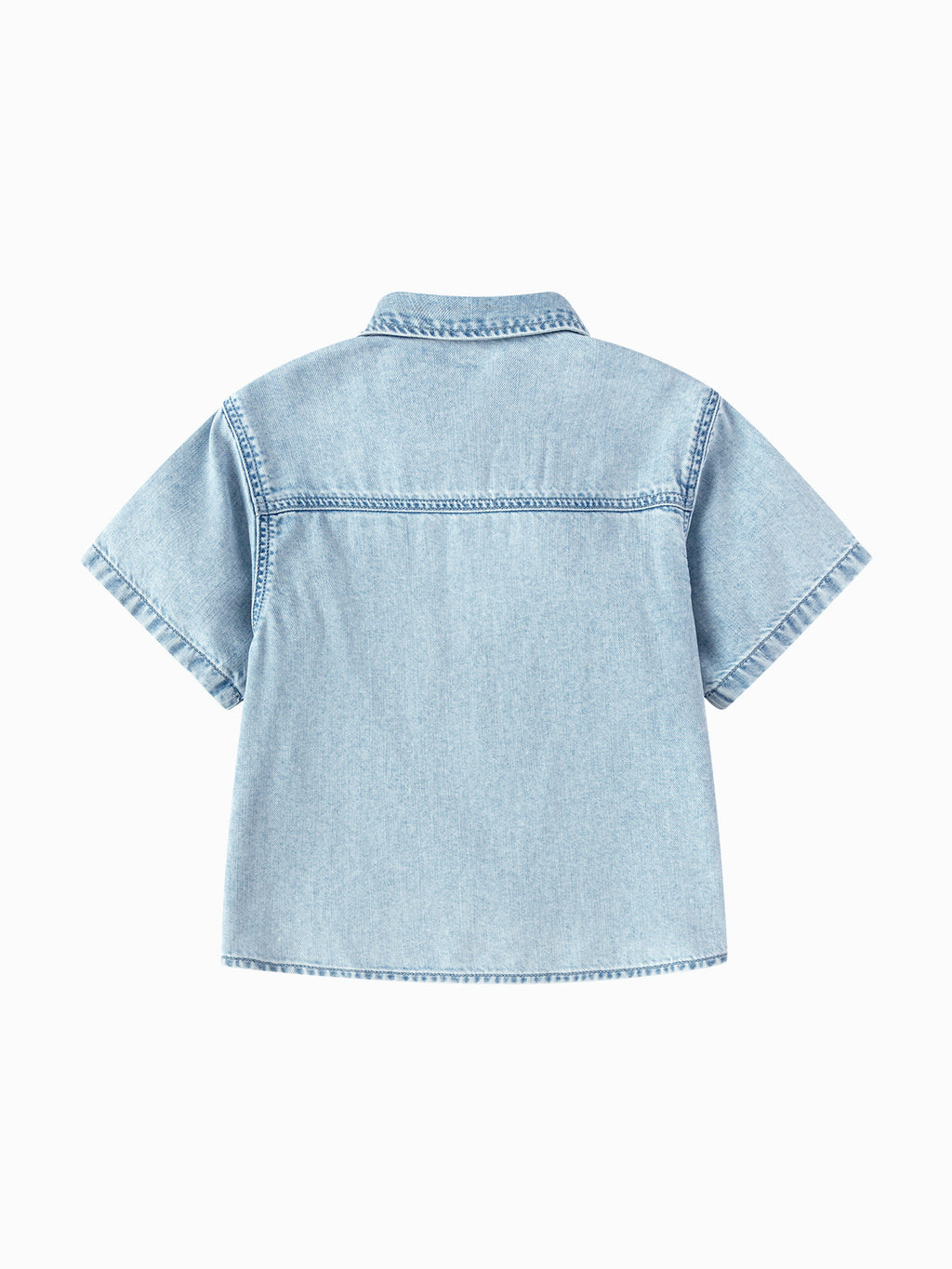 Balabala Boys Puppy Denim Shirt Gray