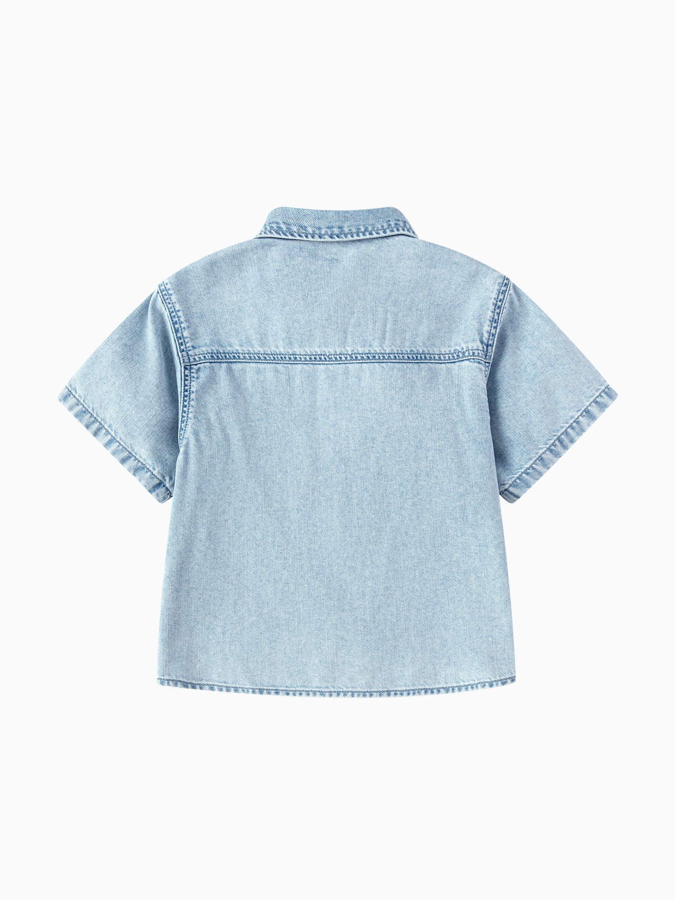 Balabala Boys Puppy Denim Shirt Gray