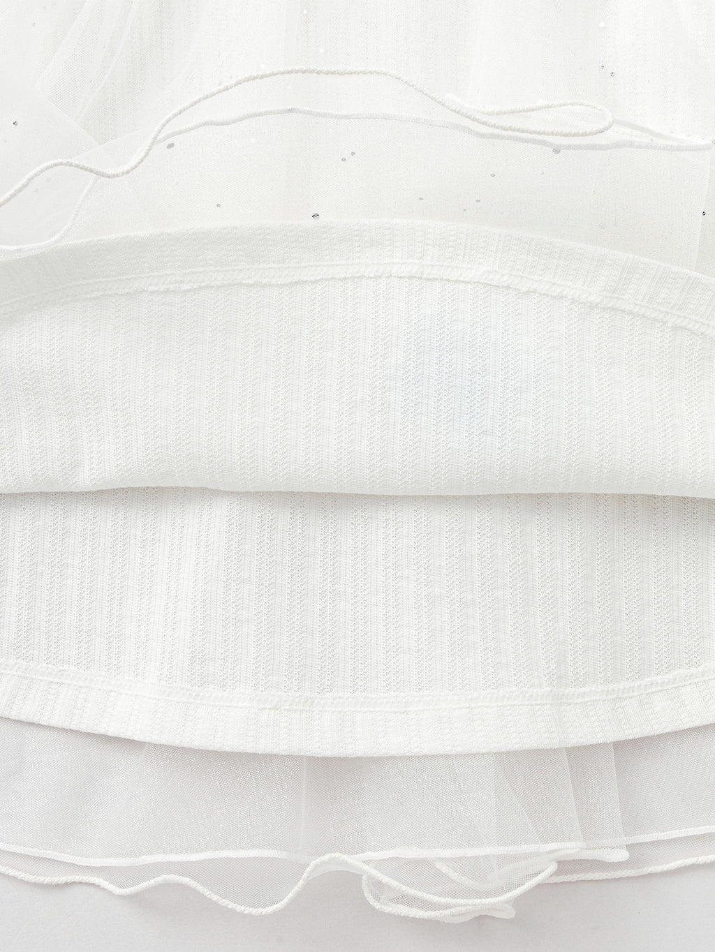 Balabala Girls Floral Tulle Dress White,Blue