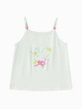 Balabala Girls Unicorn Cami Top Pink Green