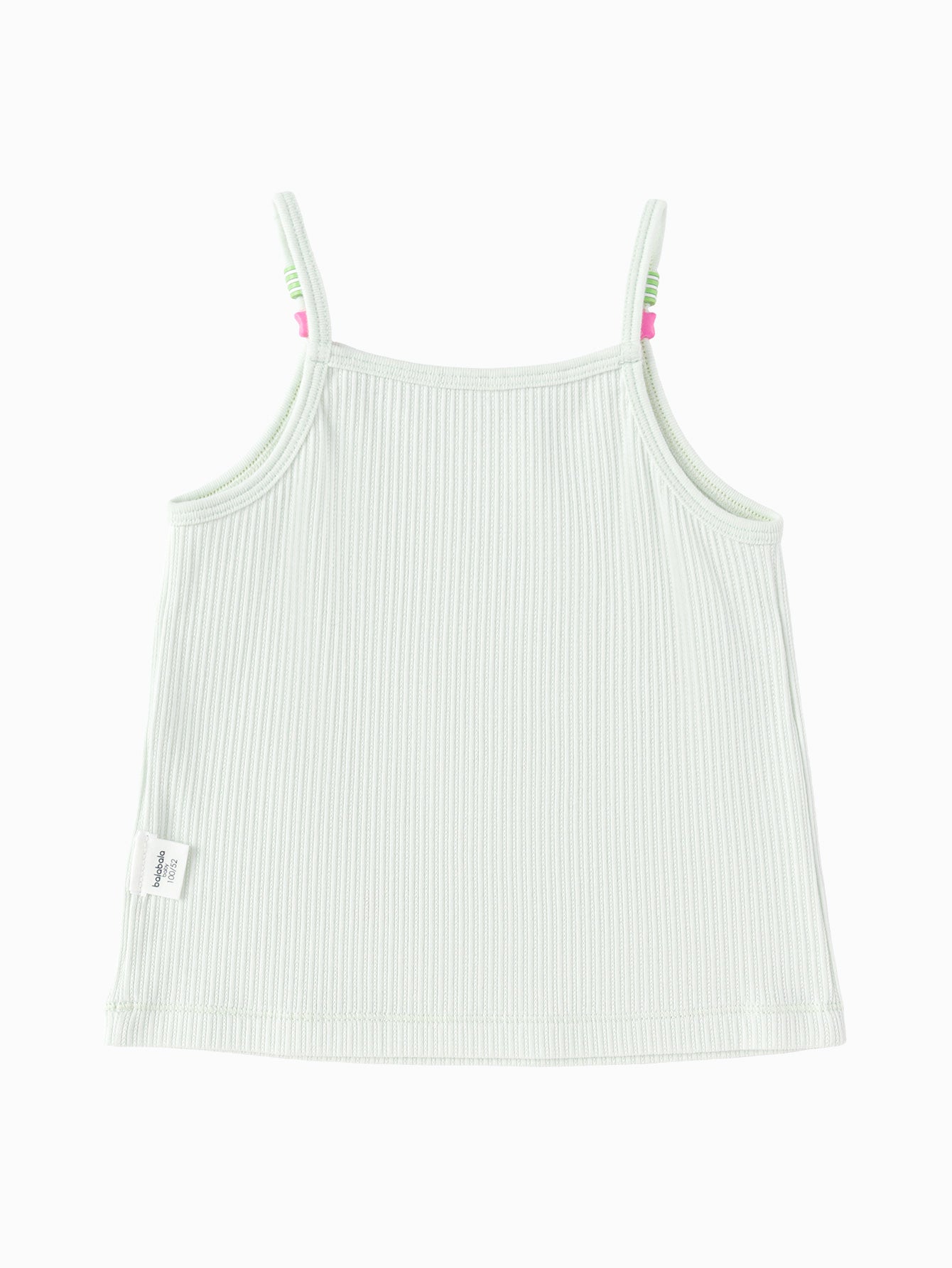 Balabala Girls Unicorn Cami Top Pink Green