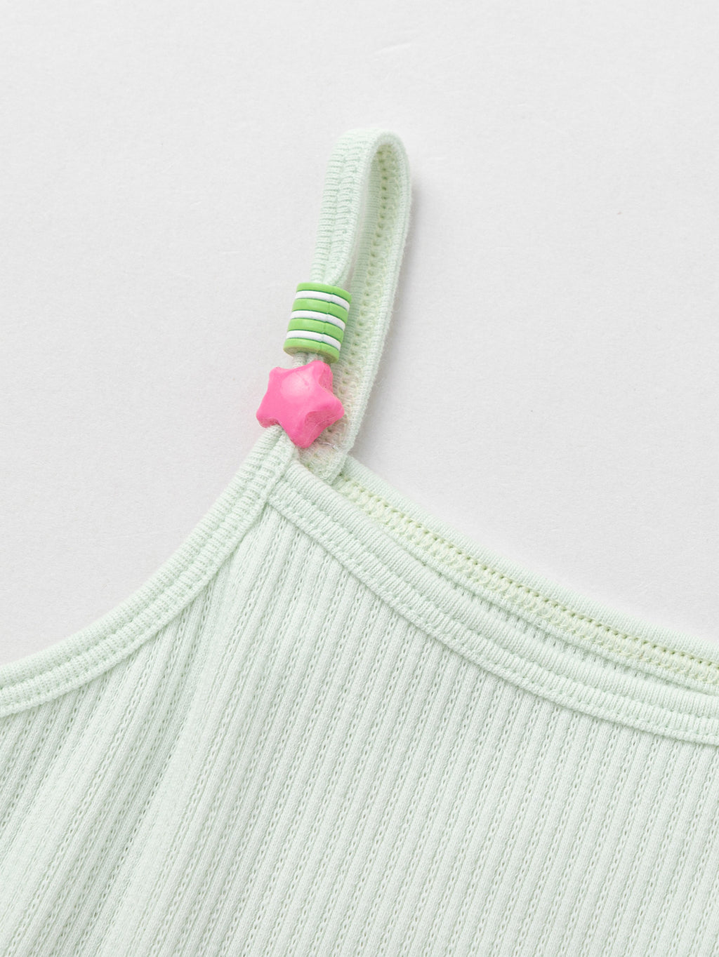 Balabala Girls Unicorn Cami Top Pink Green