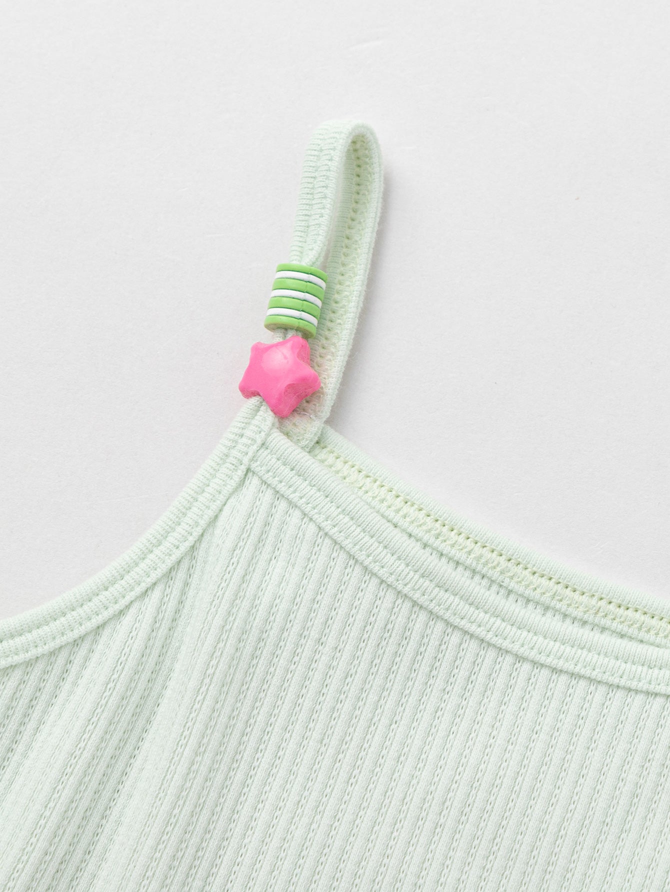Balabala Girls Unicorn Cami Top Pink Green