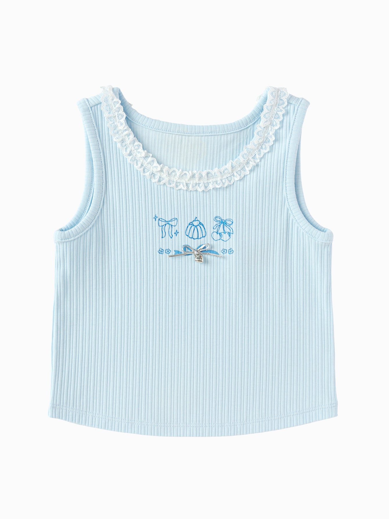 Balabala Girls Shell Tank Top Ice blue