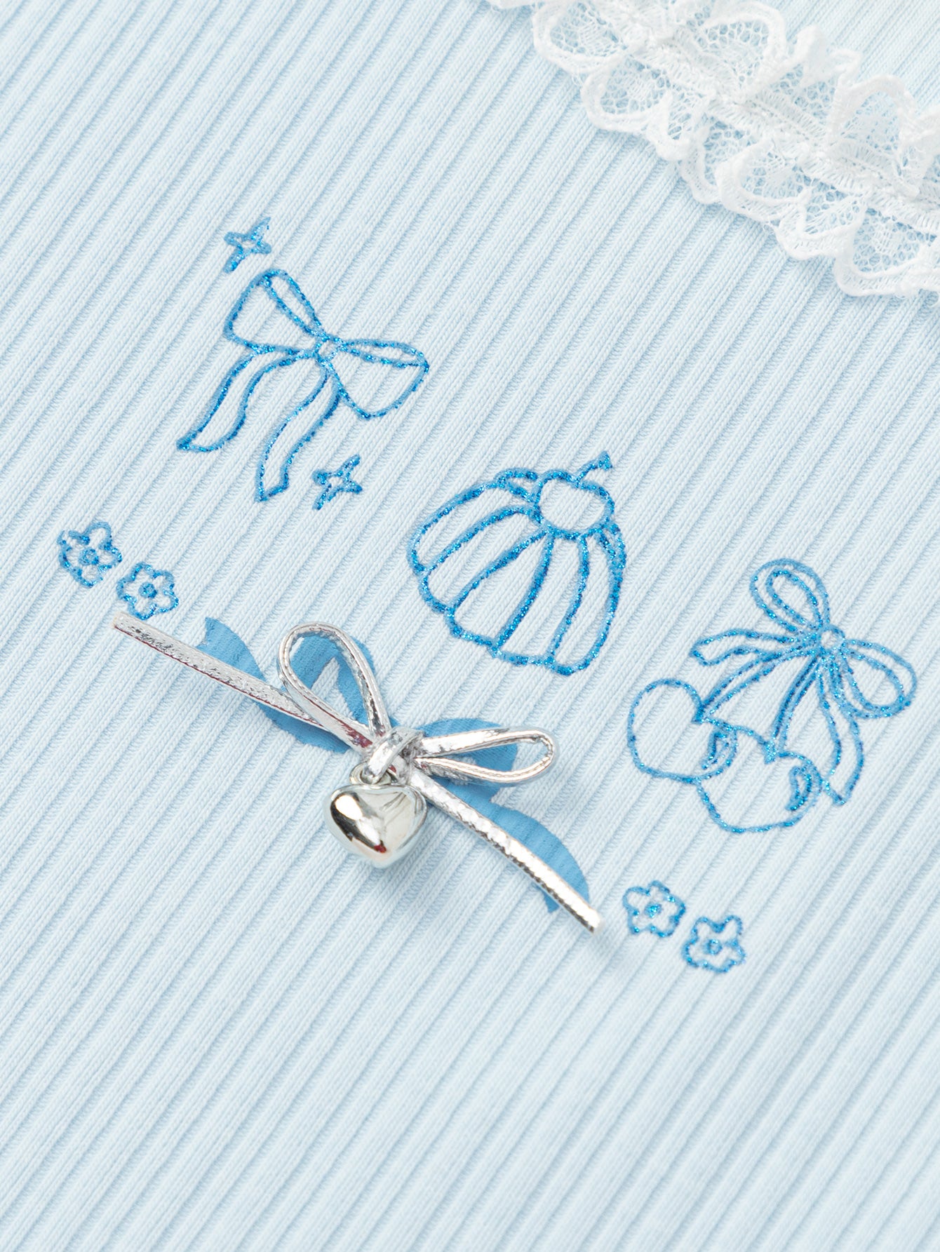 Balabala Girls Shell Tank Top Ice blue