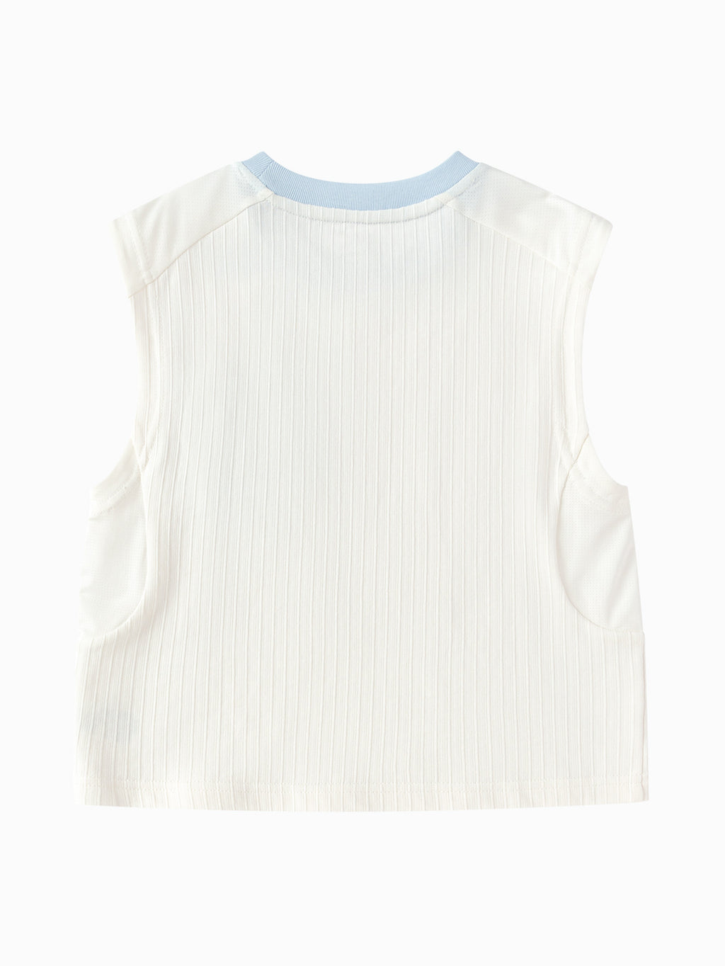 Balabala Boys Pocket Tank Top White,Lime Green