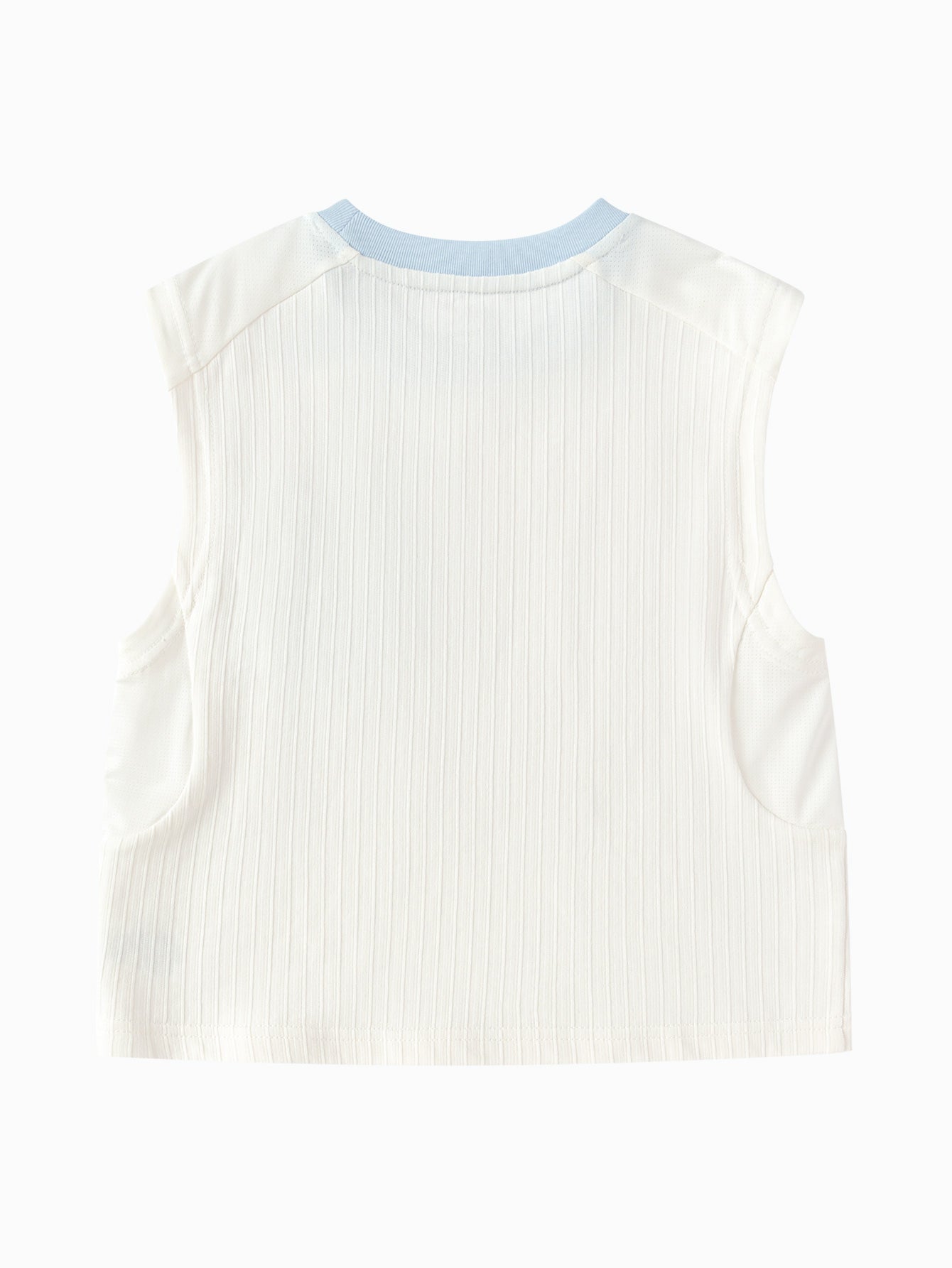 Balabala Boys Pocket Tank Top White,Lime Green