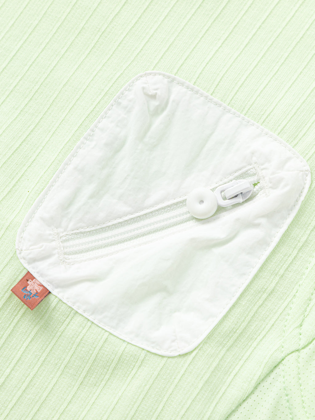Balabala Boys Pocket Tank Top White,Lime Green