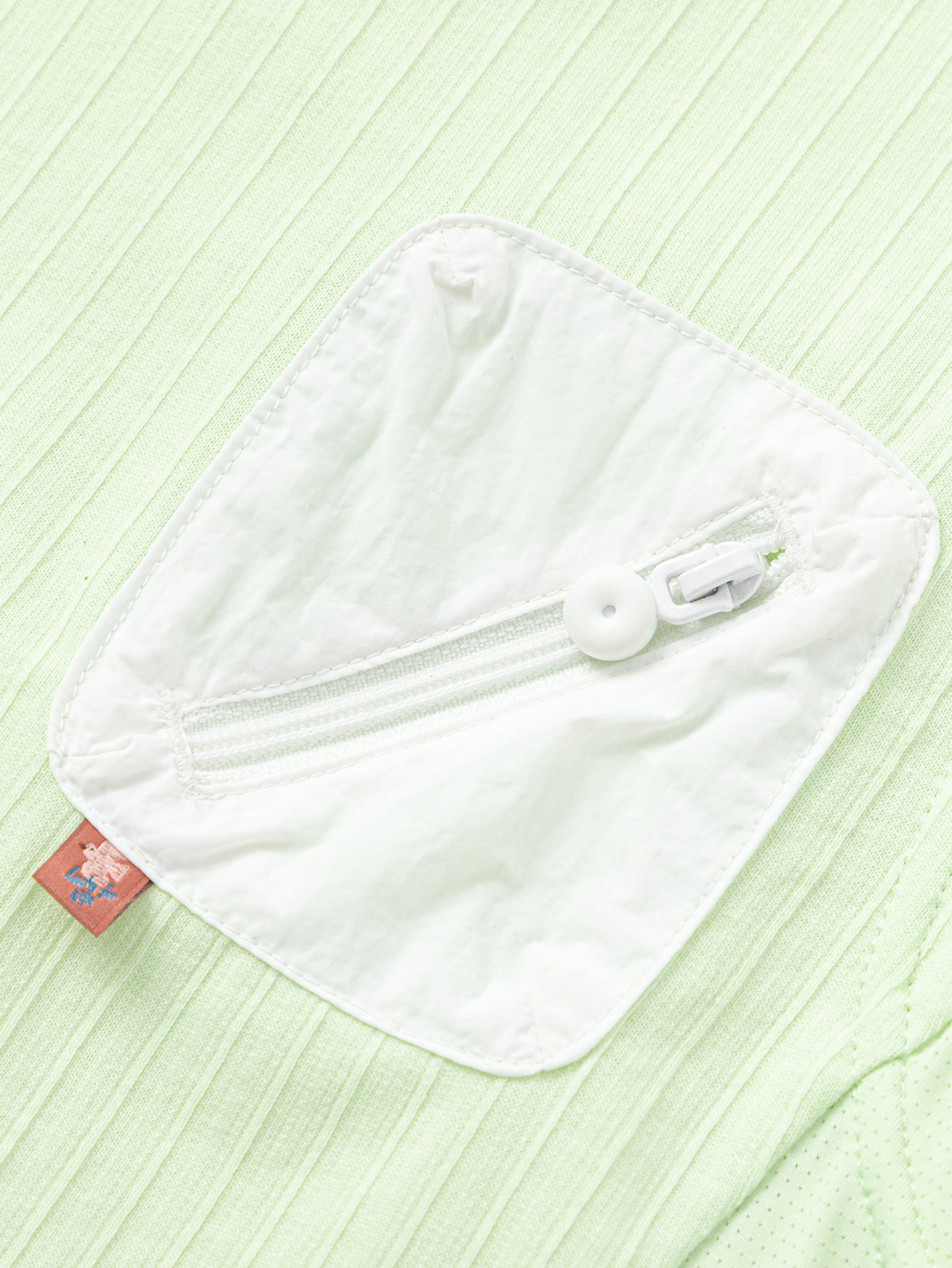Balabala Boys Pocket Tank Top White,Lime Green