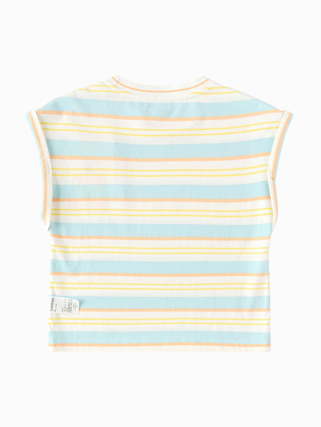 Balabala Boys Tank Top White,Yellow Blue