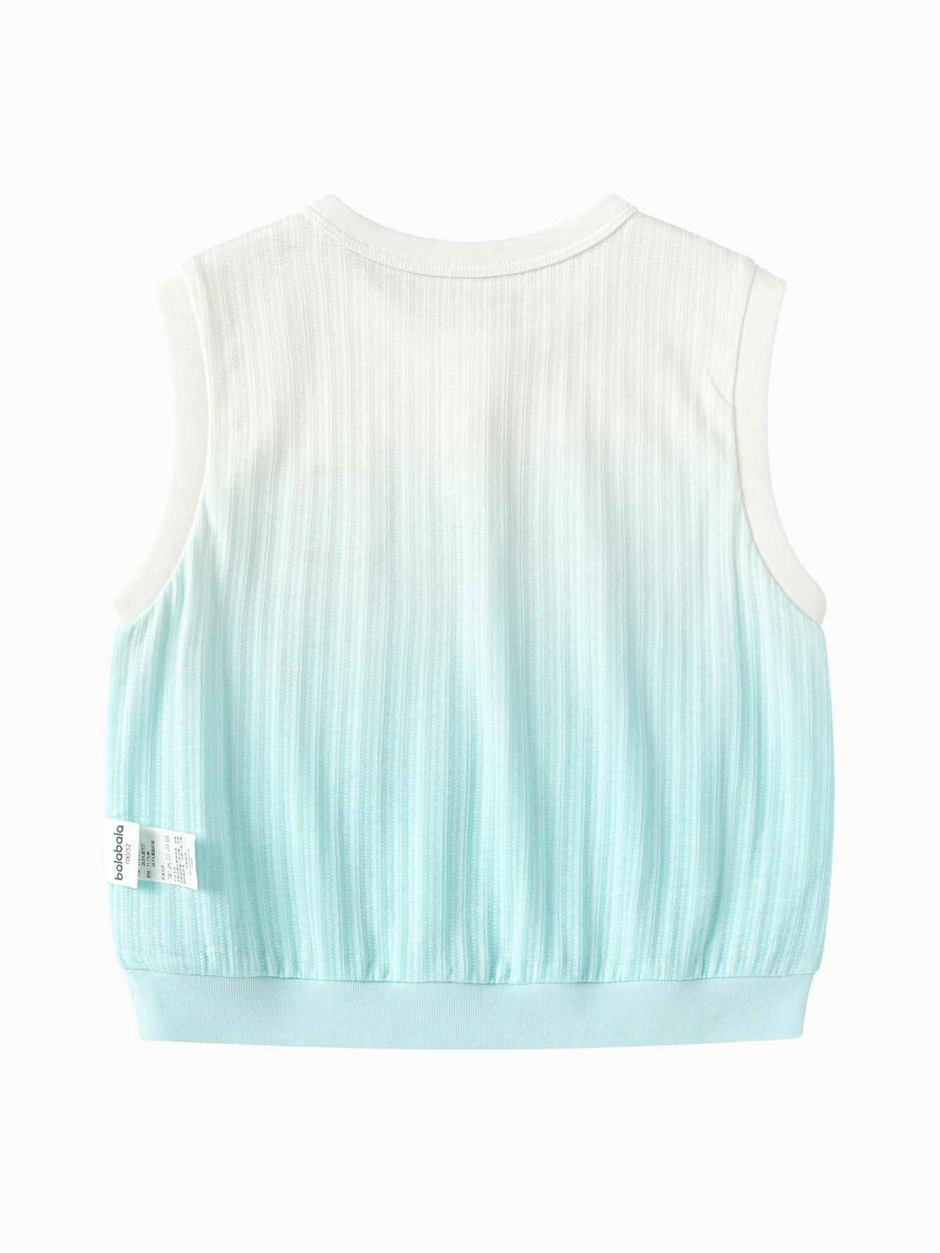 Balabala Boys Gradient Tank Top Blue White