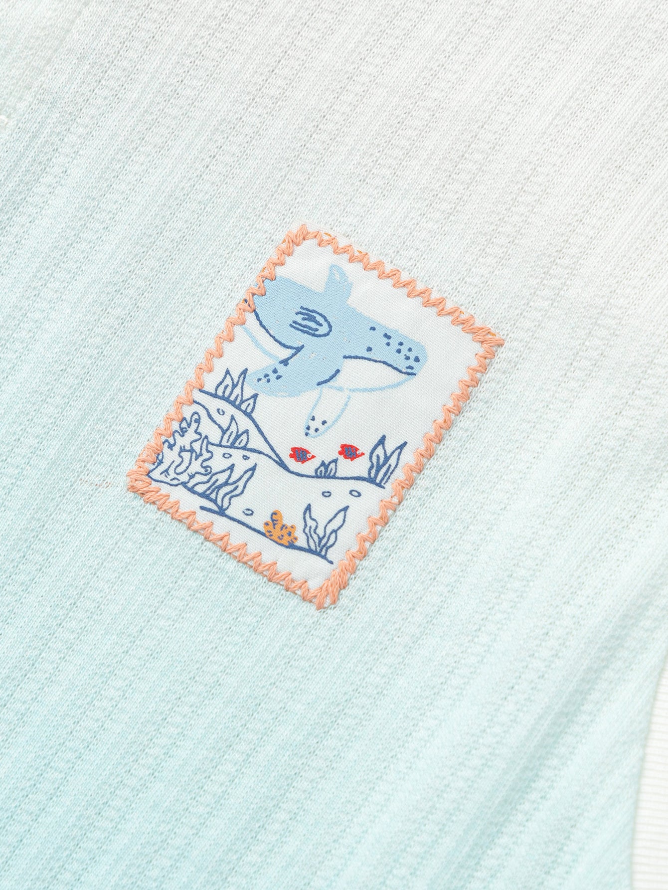 Balabala Boys Gradient Tank Top Blue White