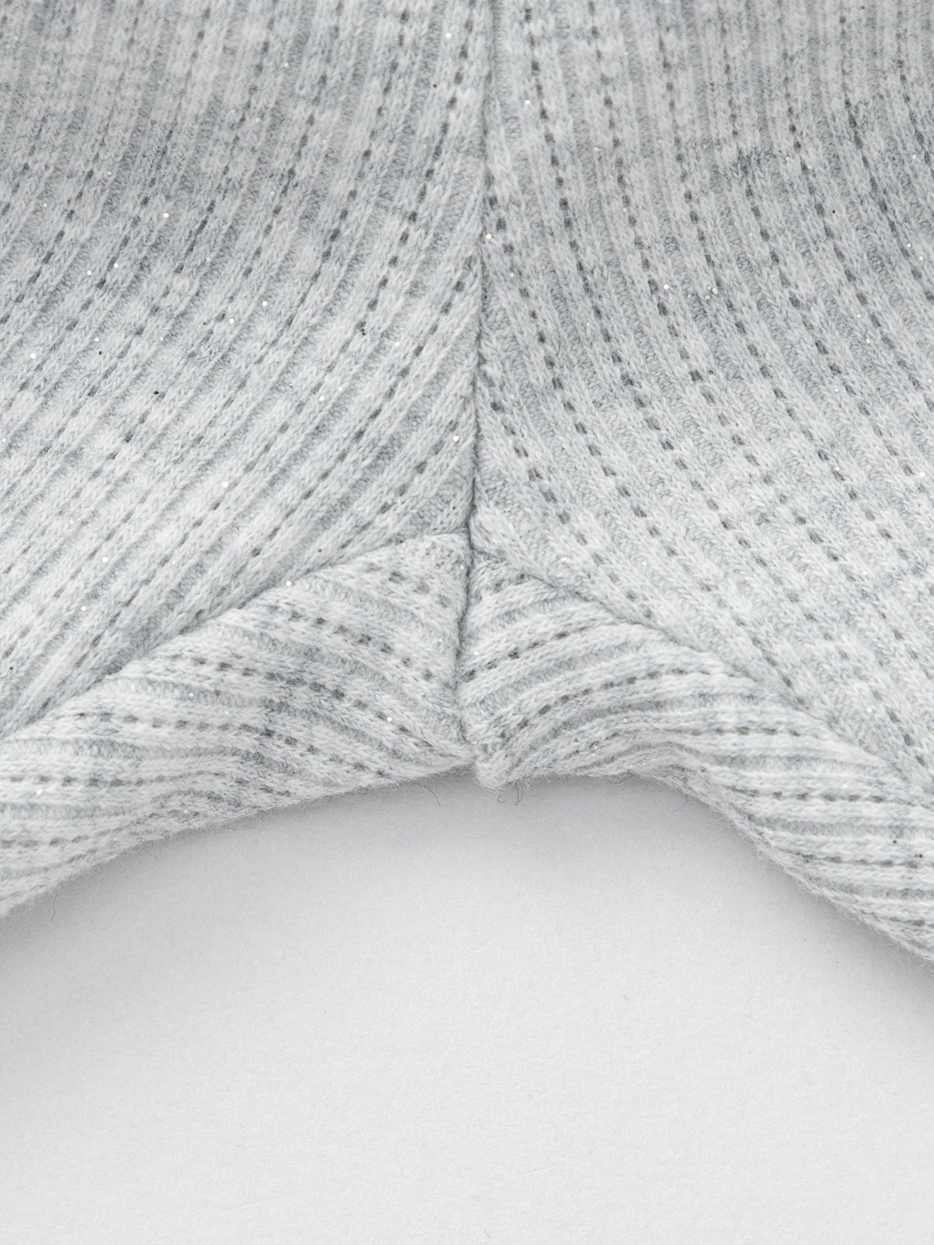 Balabala Girls Ribbed Leggings White,Gray