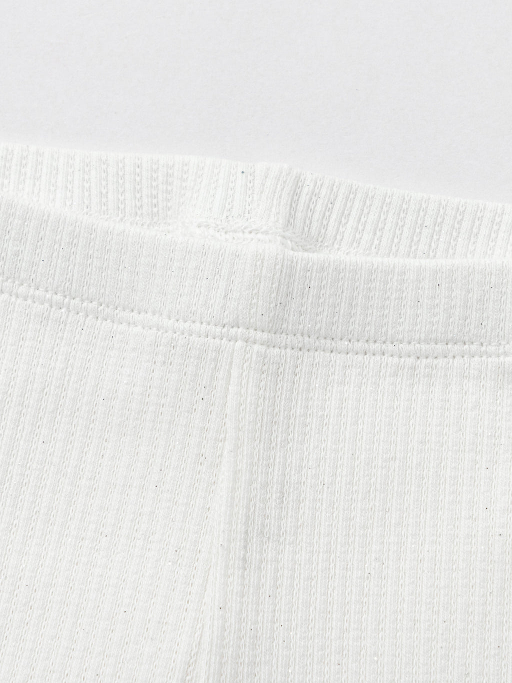 Balabala Girls Ribbed Leggings White,Gray