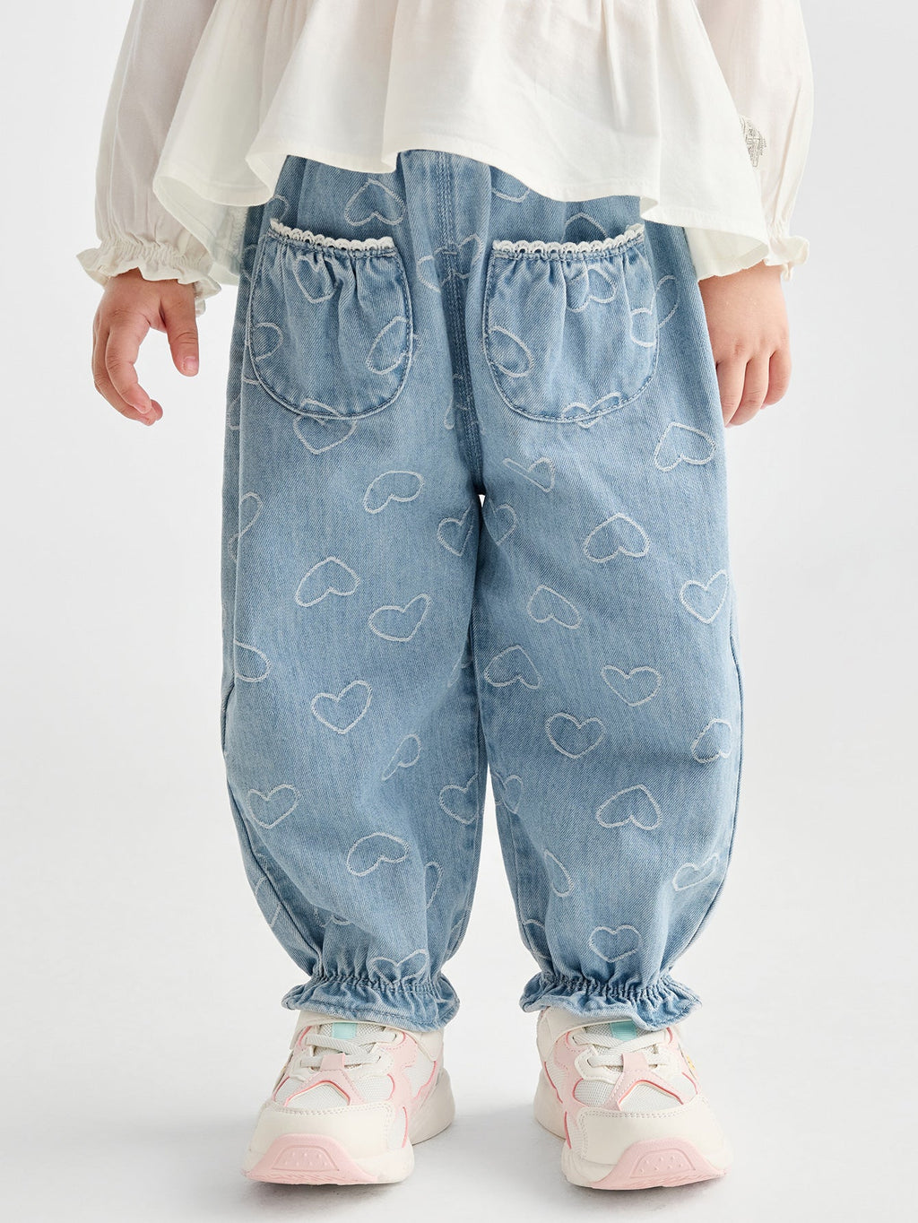 Balabala Pants Light Wash Denim