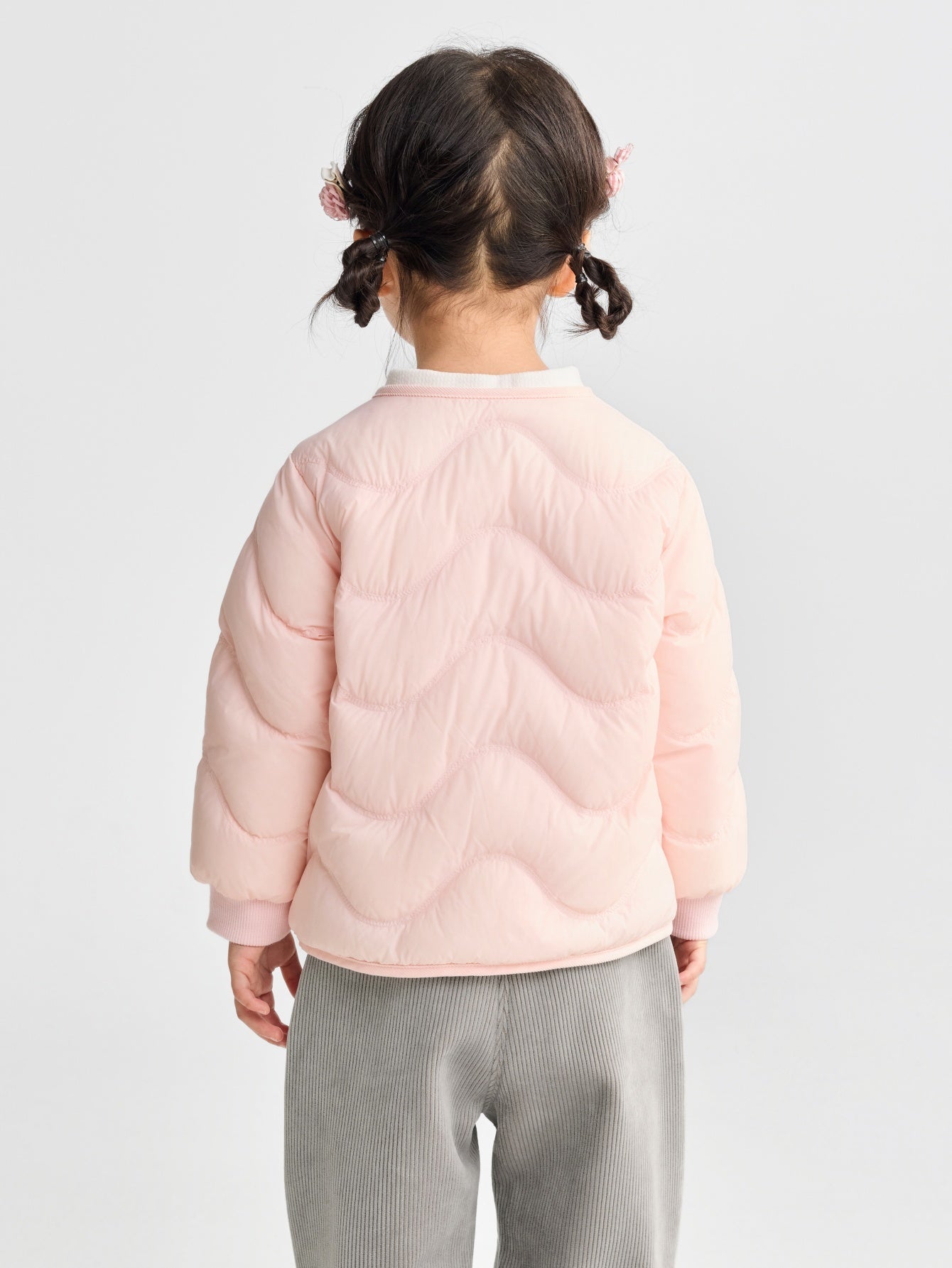 Balabala Coat Tan, Light Pink, Polyester