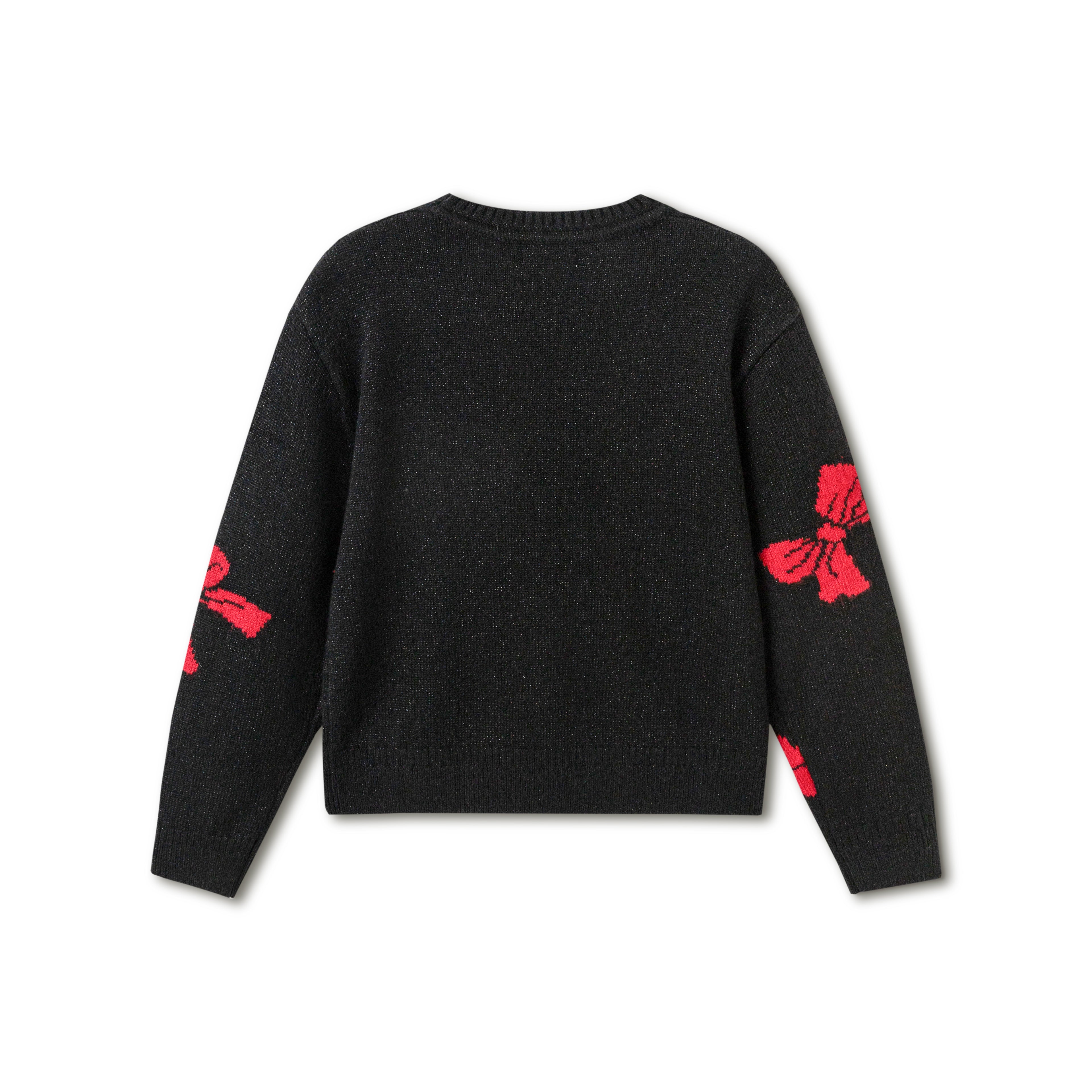 Balabala Girls Bow Knit Sweater