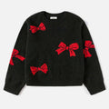 Balabala Girls Bow Knit Sweater