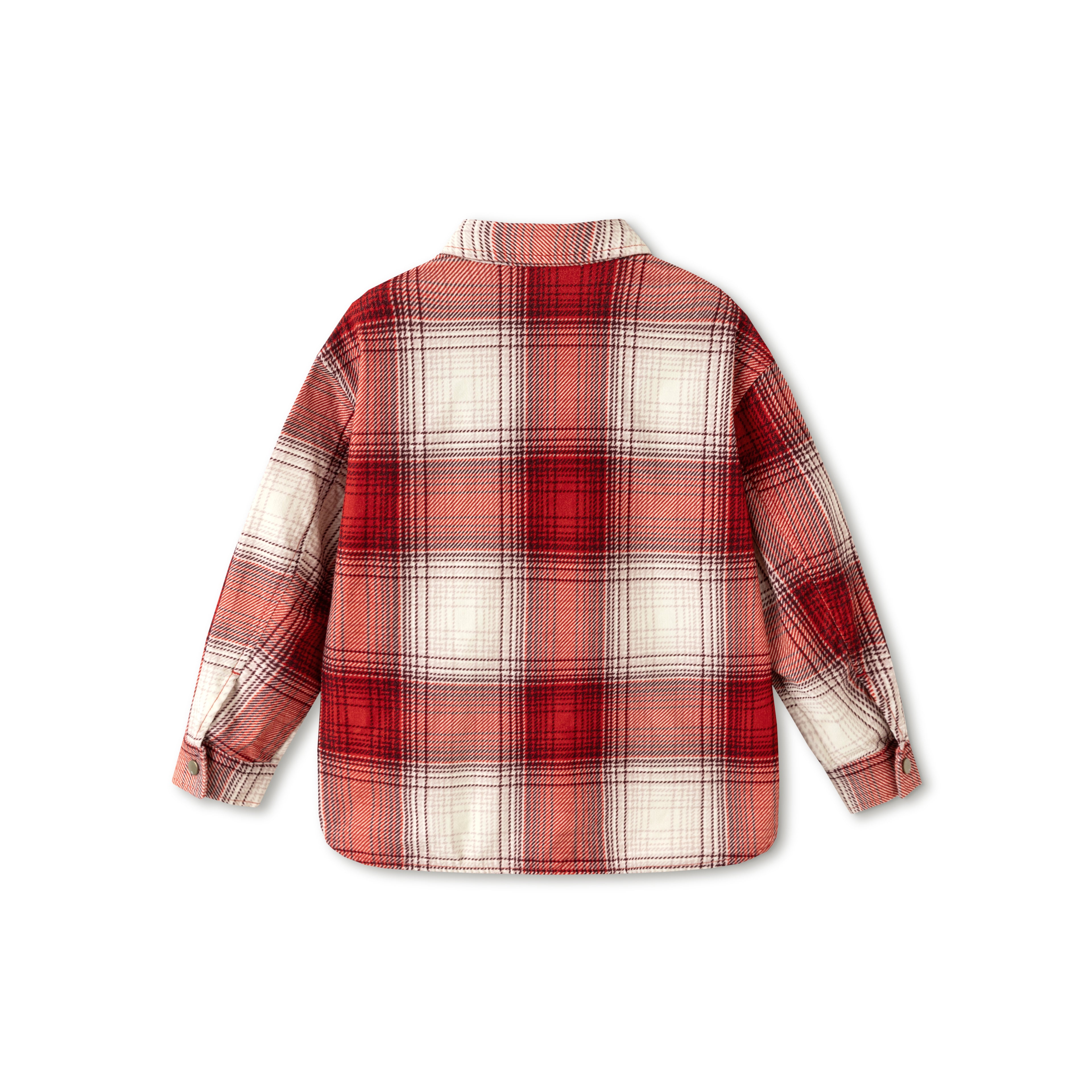 Balabala Kids Plaid Jacket Red