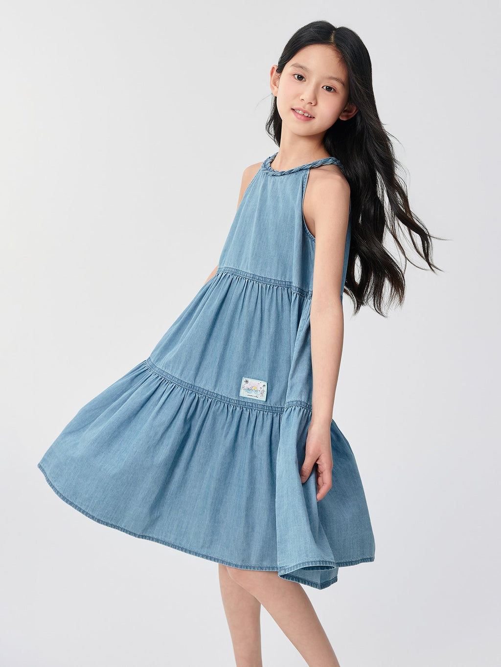 Balabala Dress Light Blue Denim