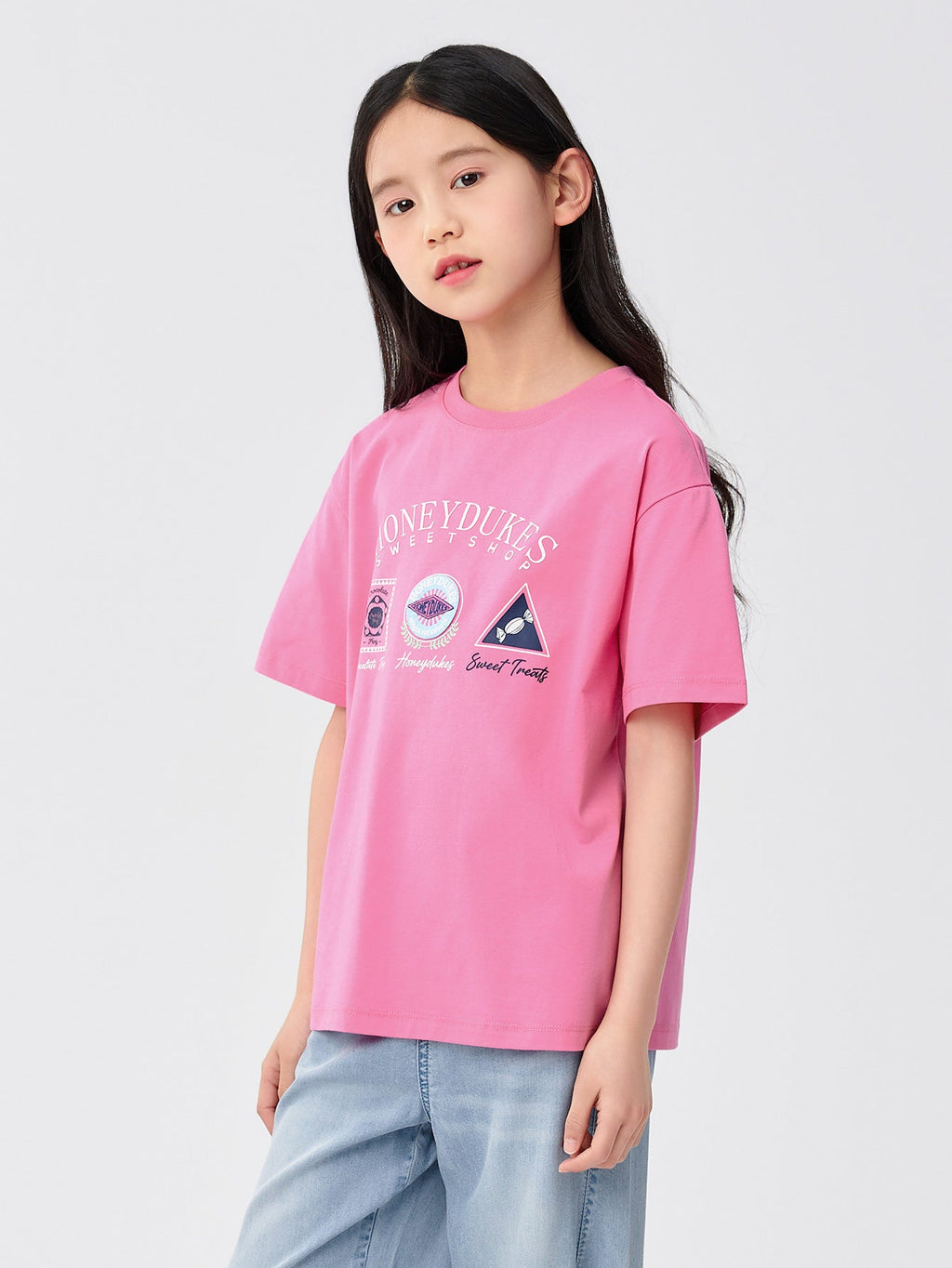 Balabala T-Shirt Pink, Mint Green, White