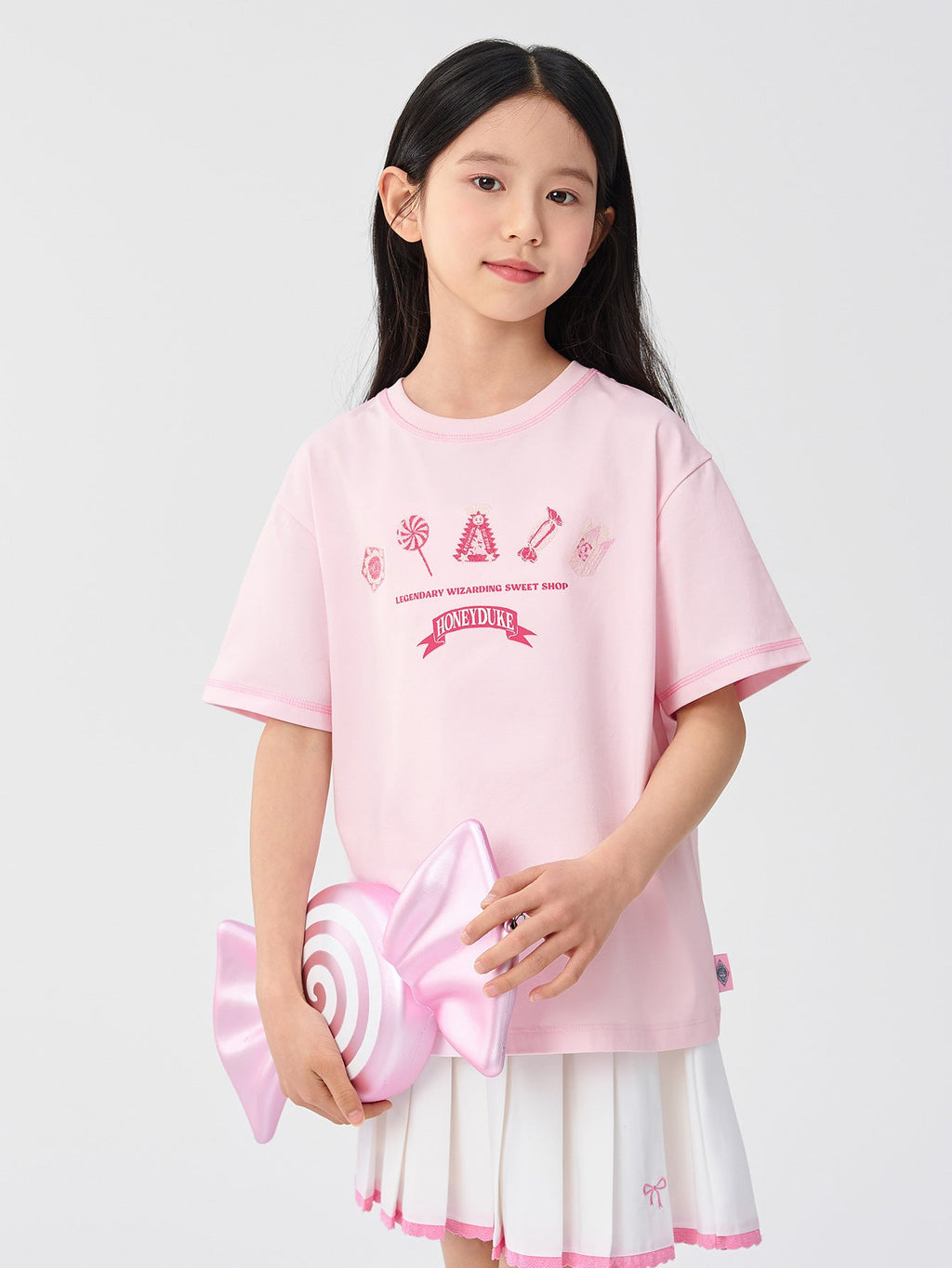 Balabala T-Shirt Pink, Mint Green, White