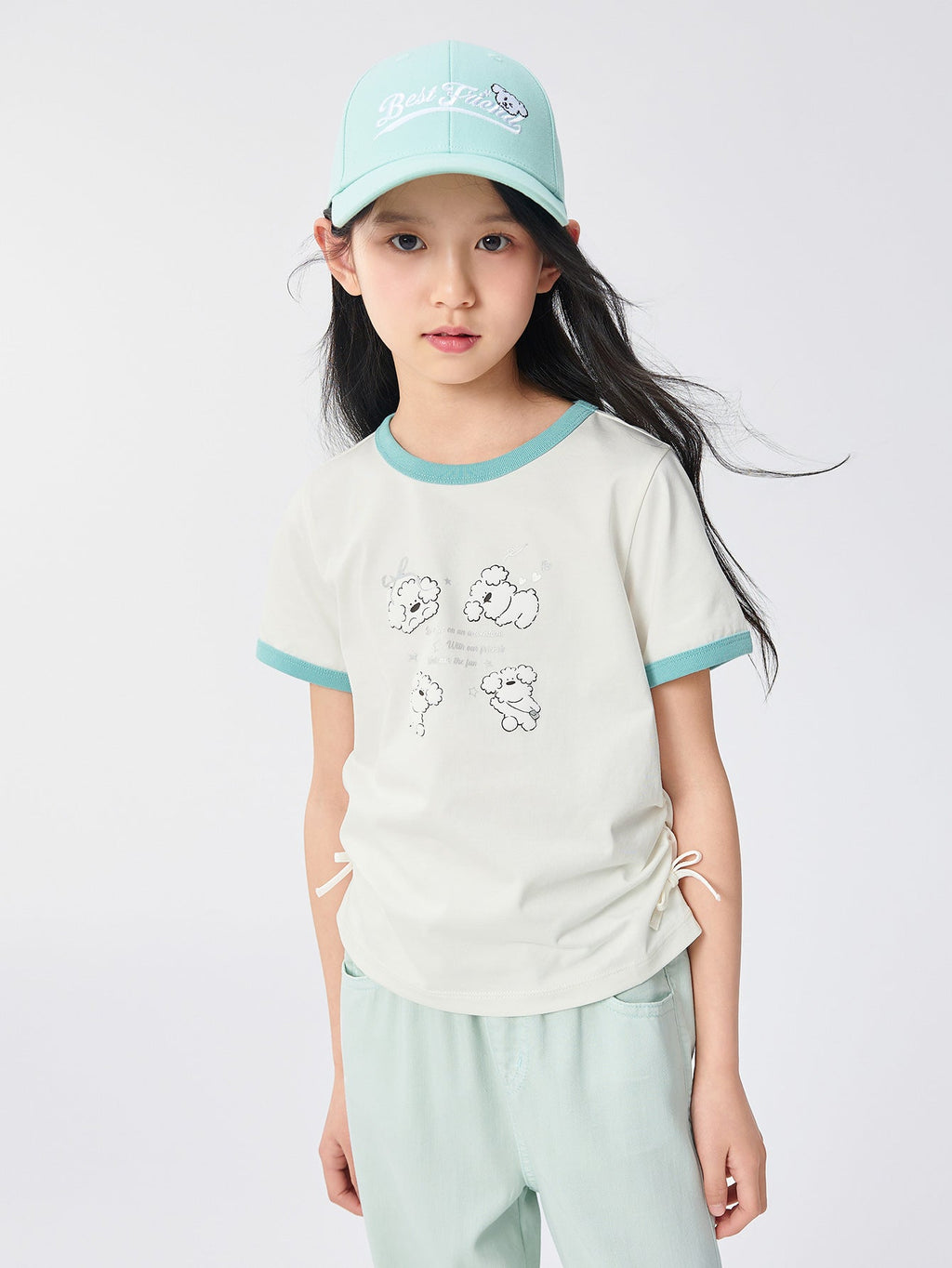 Balabala T-Shirt White, Pink