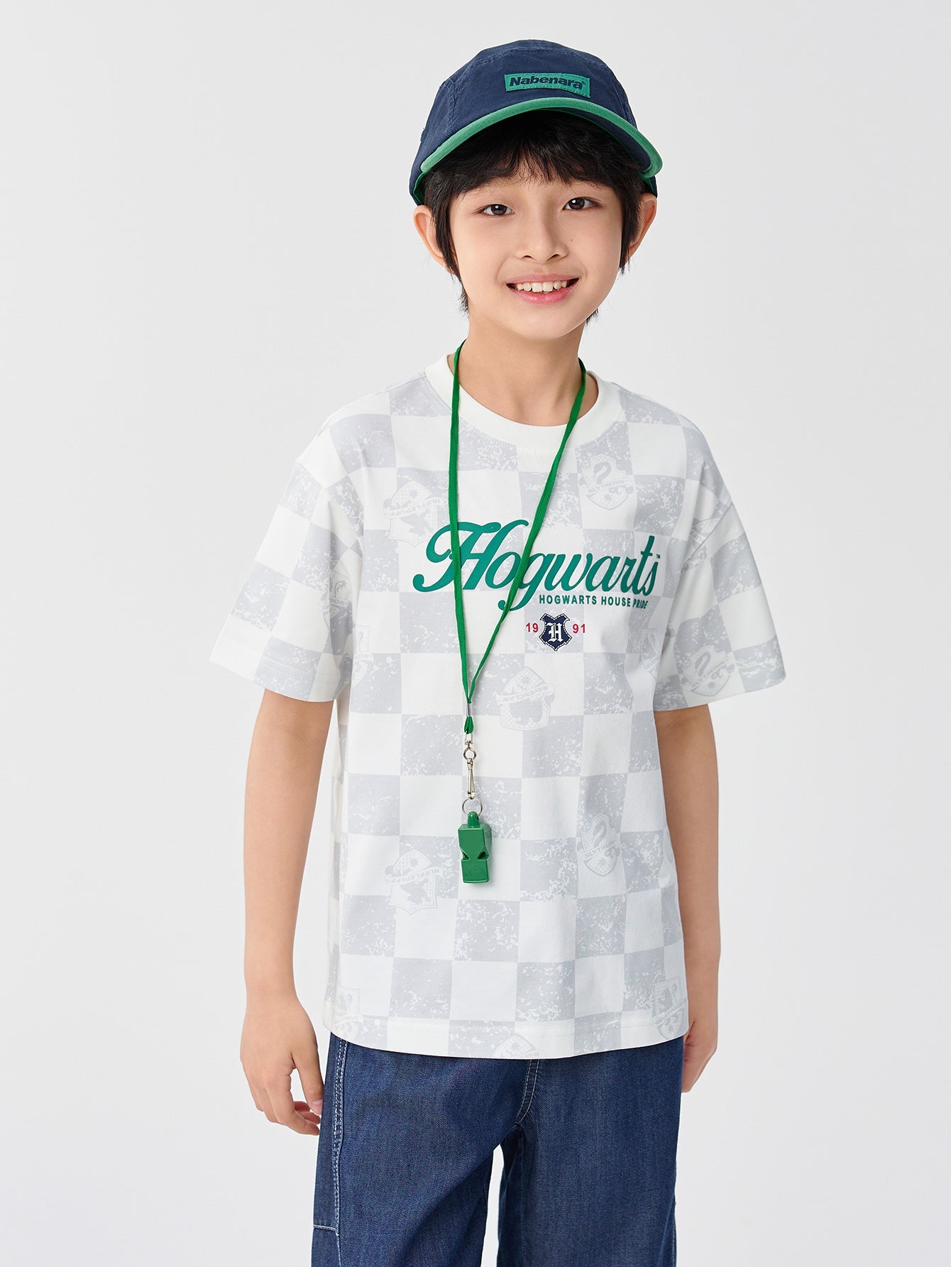 Balabala T-Shirt White And Light Blue