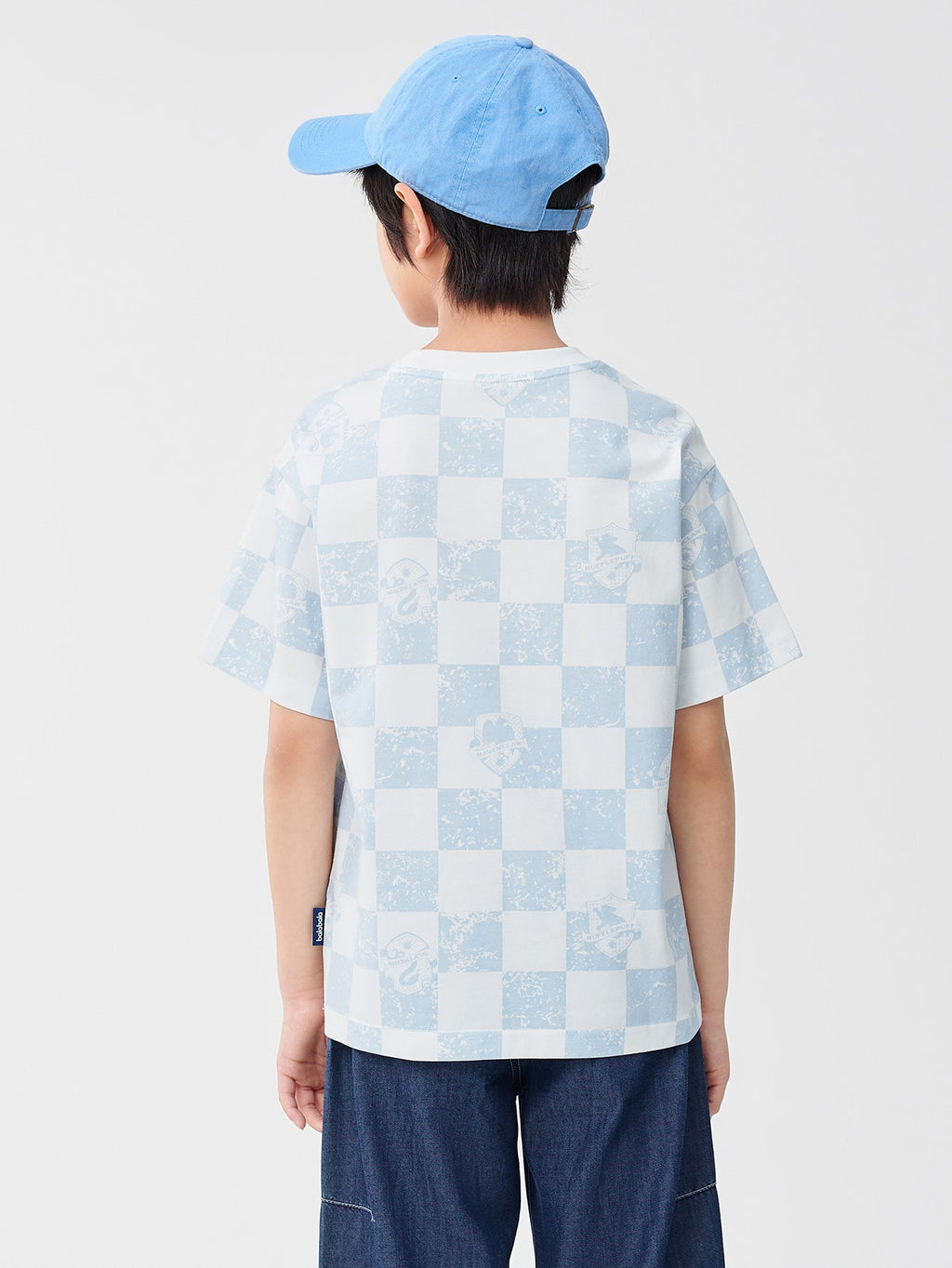 Balabala T-Shirt White And Light Blue