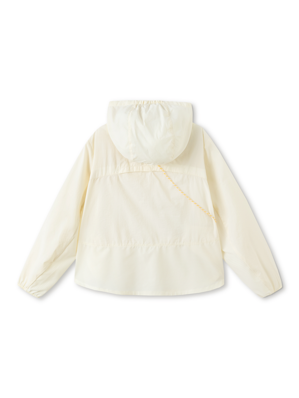 Balabala Girls Pastel Print Hooded Jacket Purple,Light Yellow