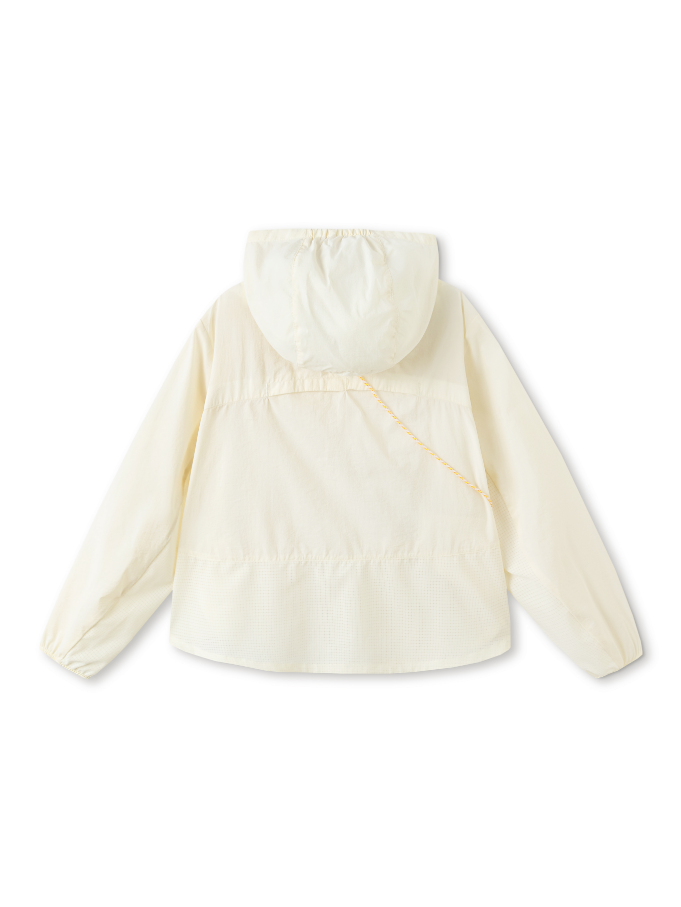 Balabala Girls Pastel Print Hooded Jacket Purple,Light Yellow