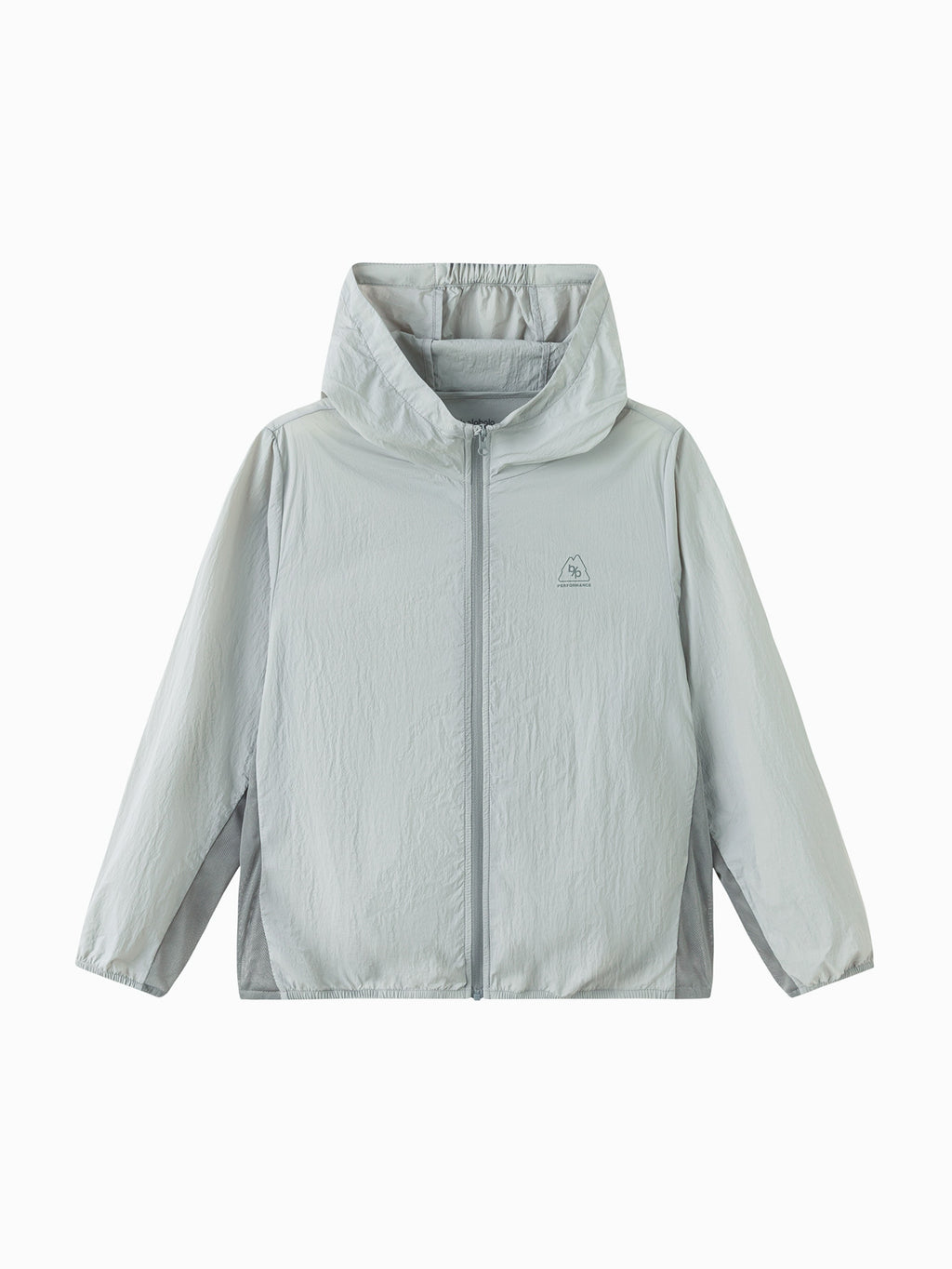 Balabala Kids Lightweight Hooded Jacket White,Light gray,Green