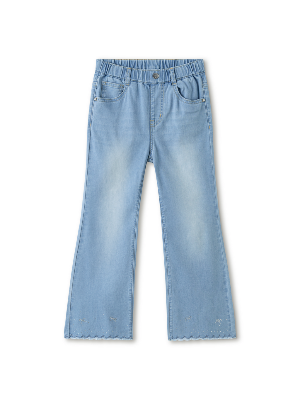 Balabala Girls Flared Jeans Light Blue