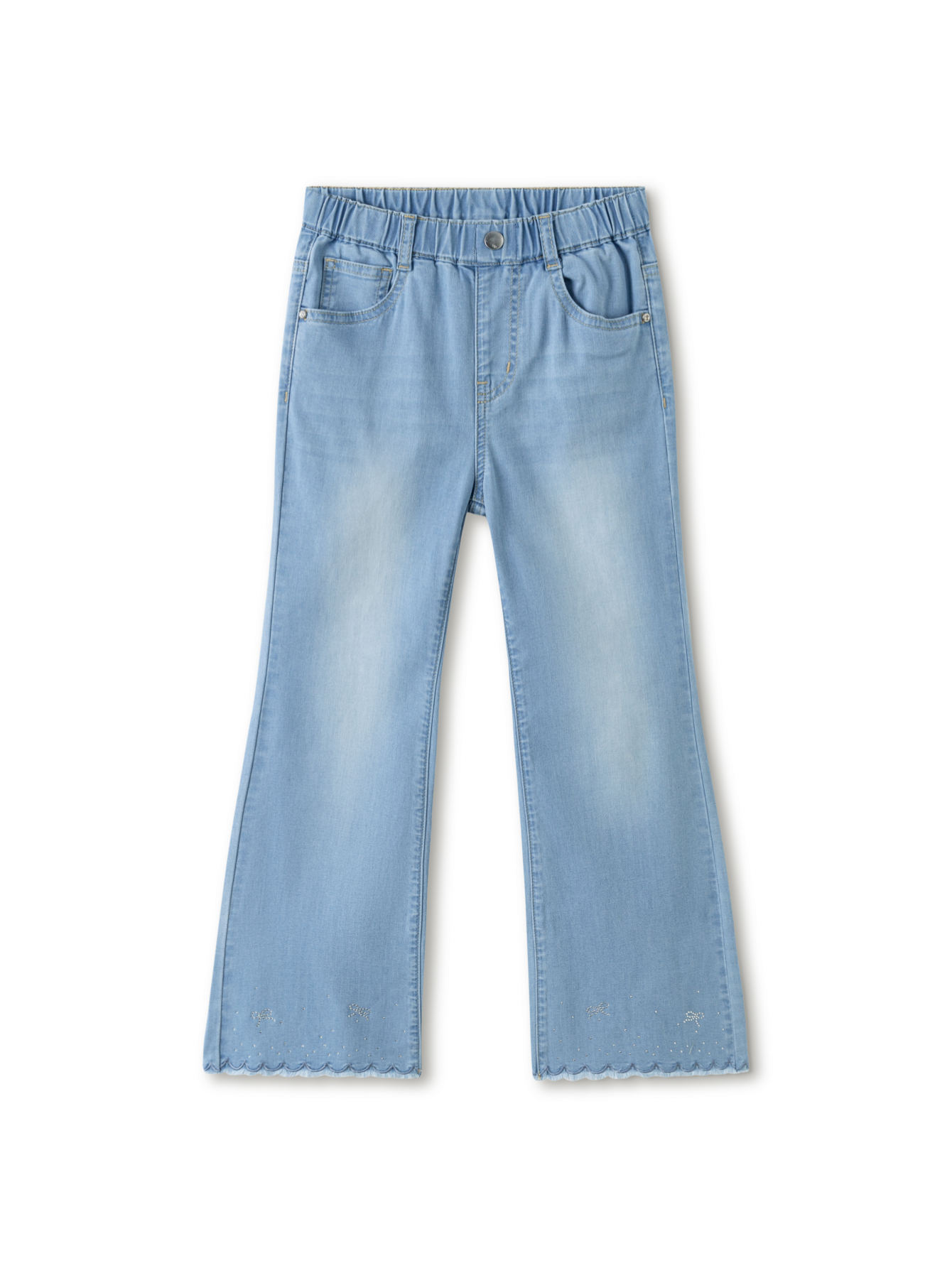 Balabala Girls Flared Jeans Light Blue