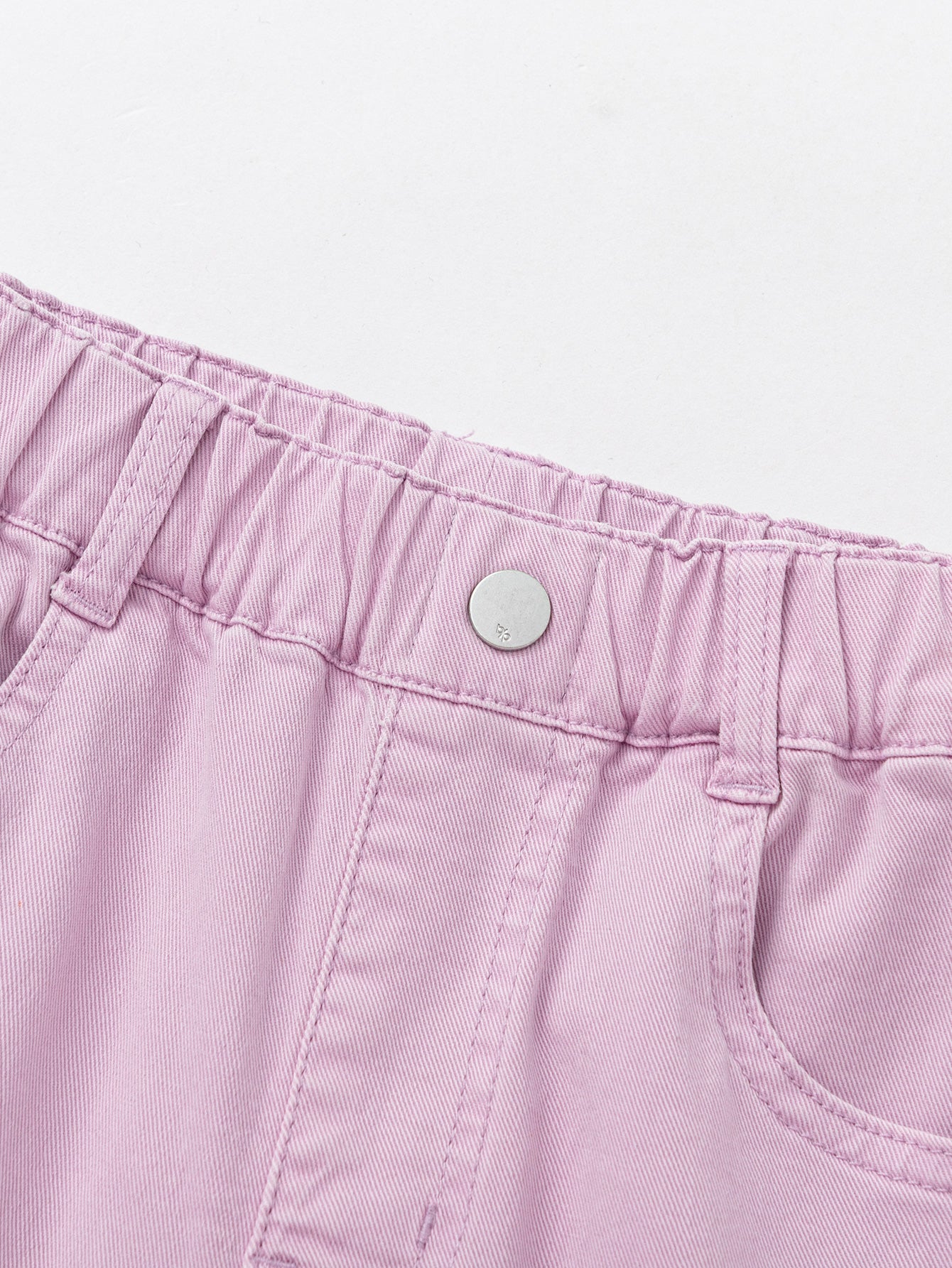 Balabala Girls Pearl Detail Wide Leg Pants Purple
