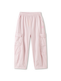 Balabala Girls Cargo Pants Light Pink,Gray Blue