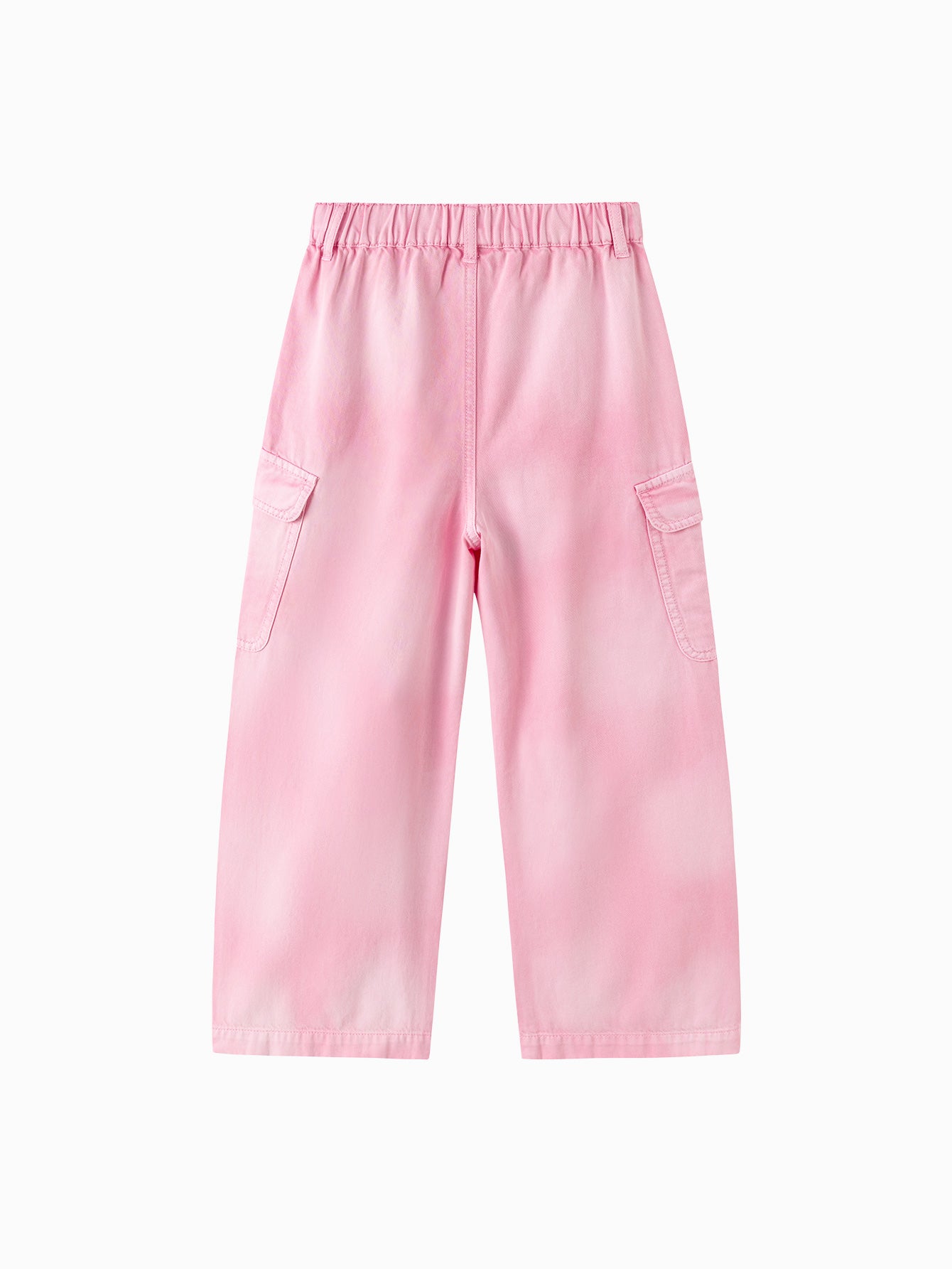 Balabala Girls Cargo Pants Rose Red