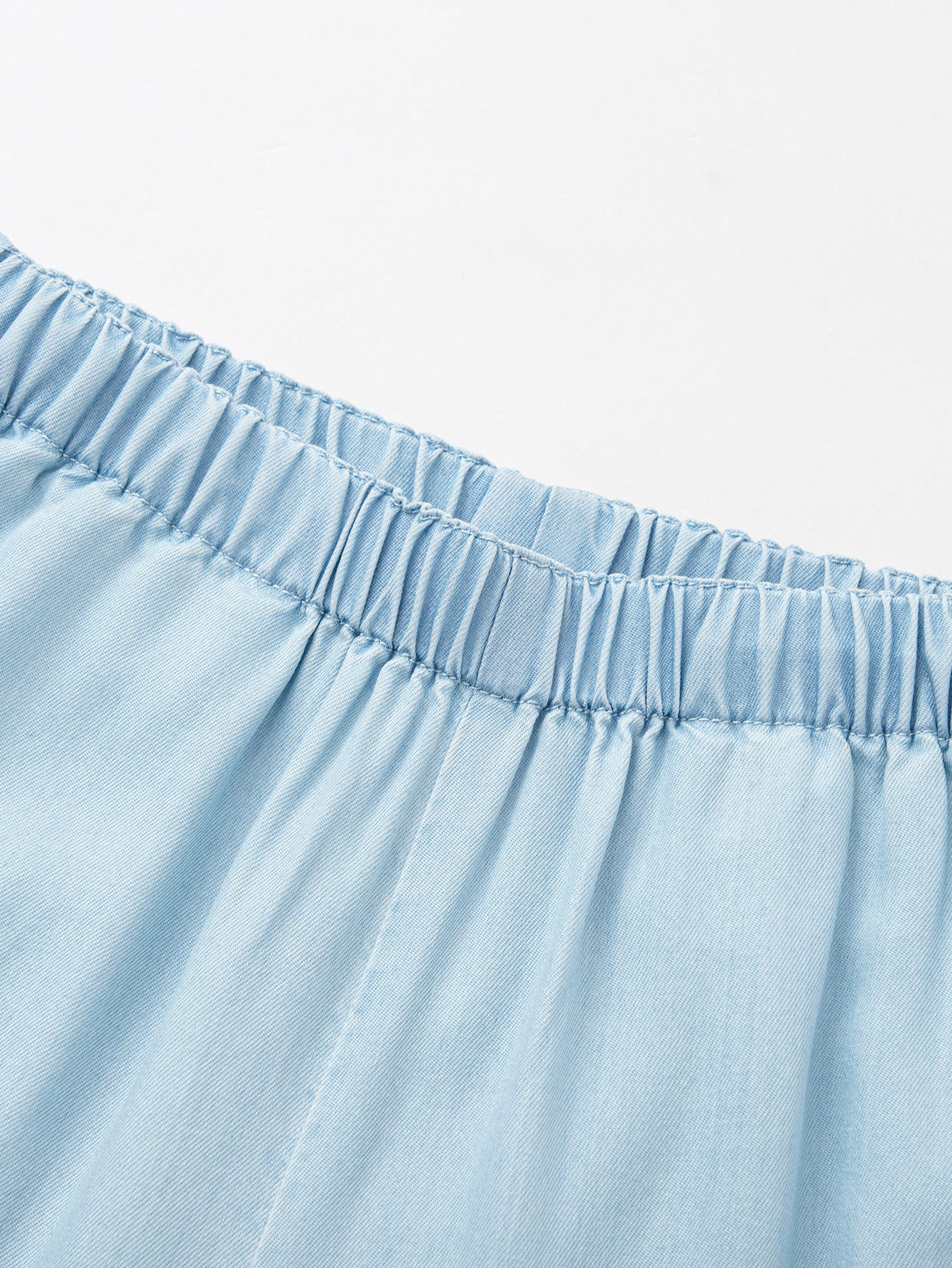 Balabala Girls Bow Detail Jogger Pants Light Blue