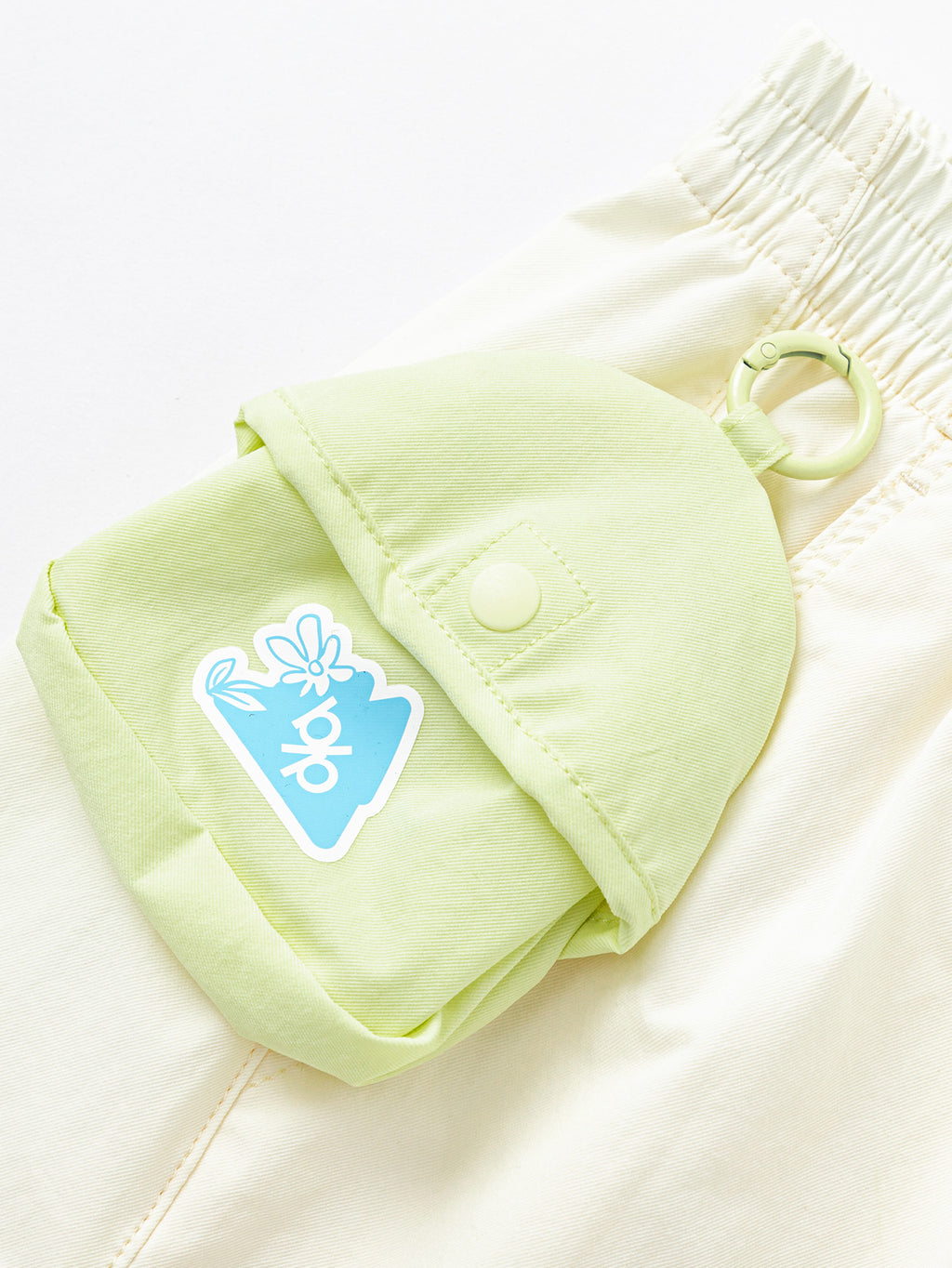 Balabala Girls Pocket Detail Shorts Light Yellow,Violet