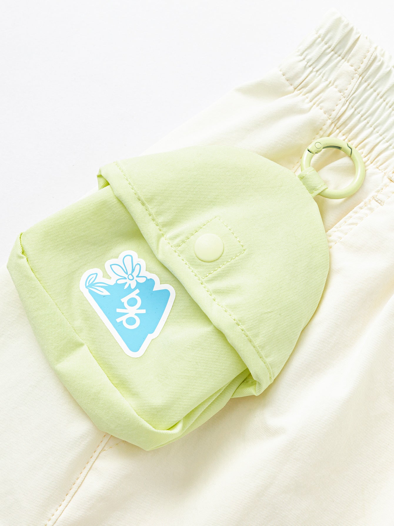 Balabala Girls Pocket Detail Shorts Light Yellow,Violet
