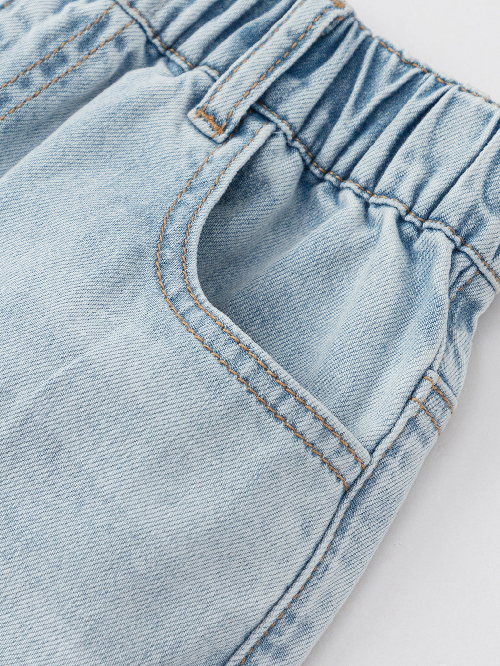 Balabala Boys Denim Shorts Gray,Blue,Raw Wash