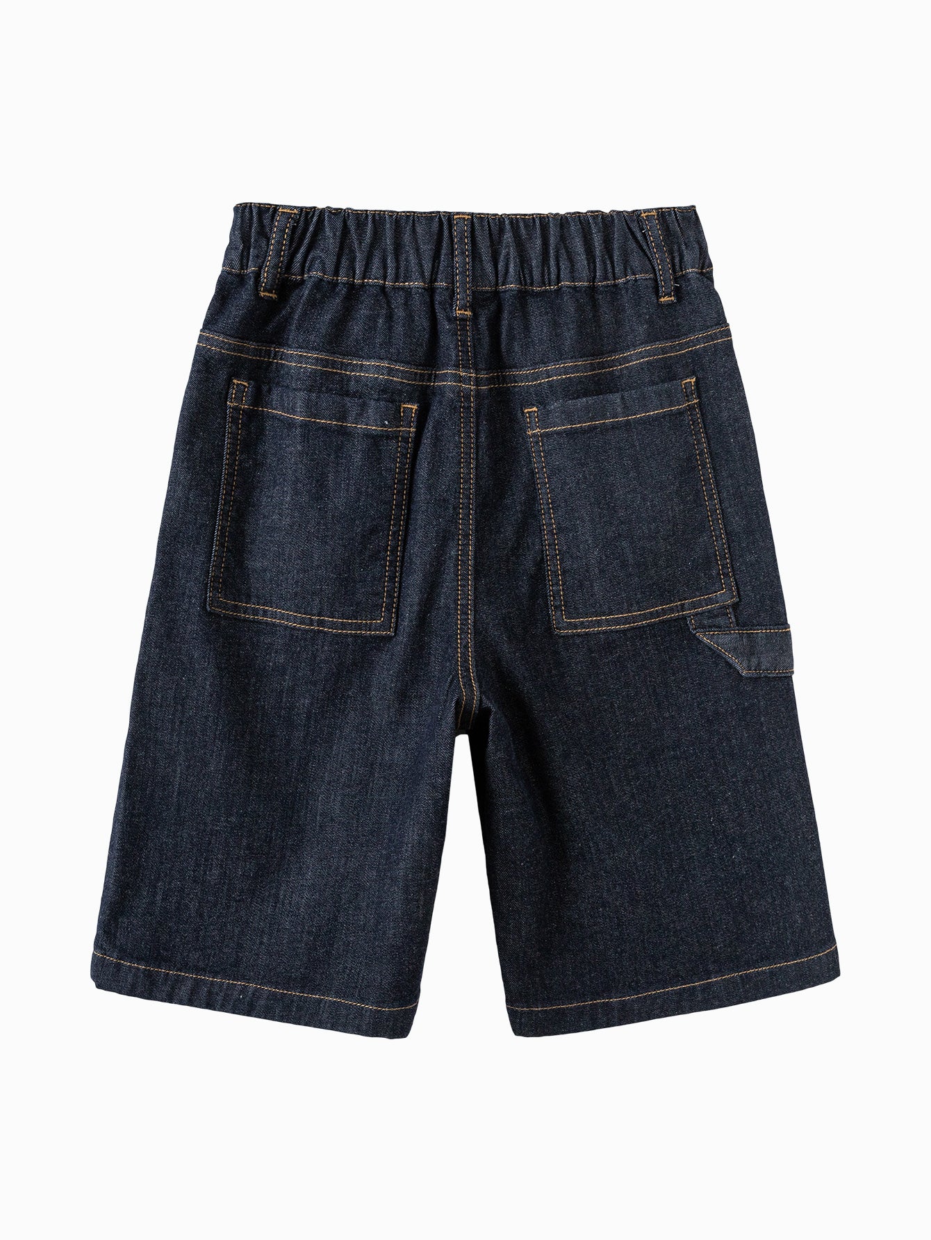 Balabala Boys Denim Shorts Gray,Blue,Raw Wash